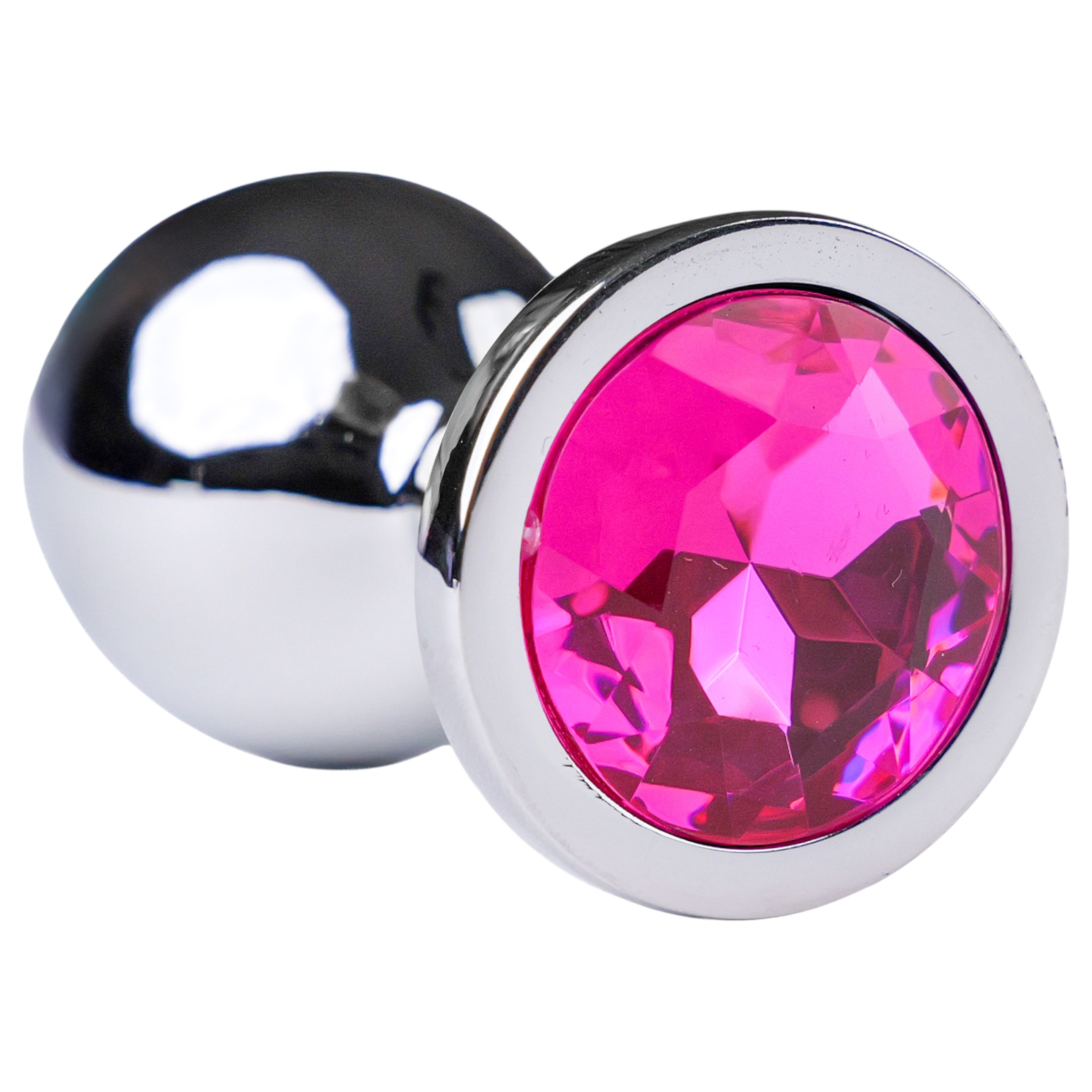 Desirel Pink Jewel S – anál plug (ezüst-pink)