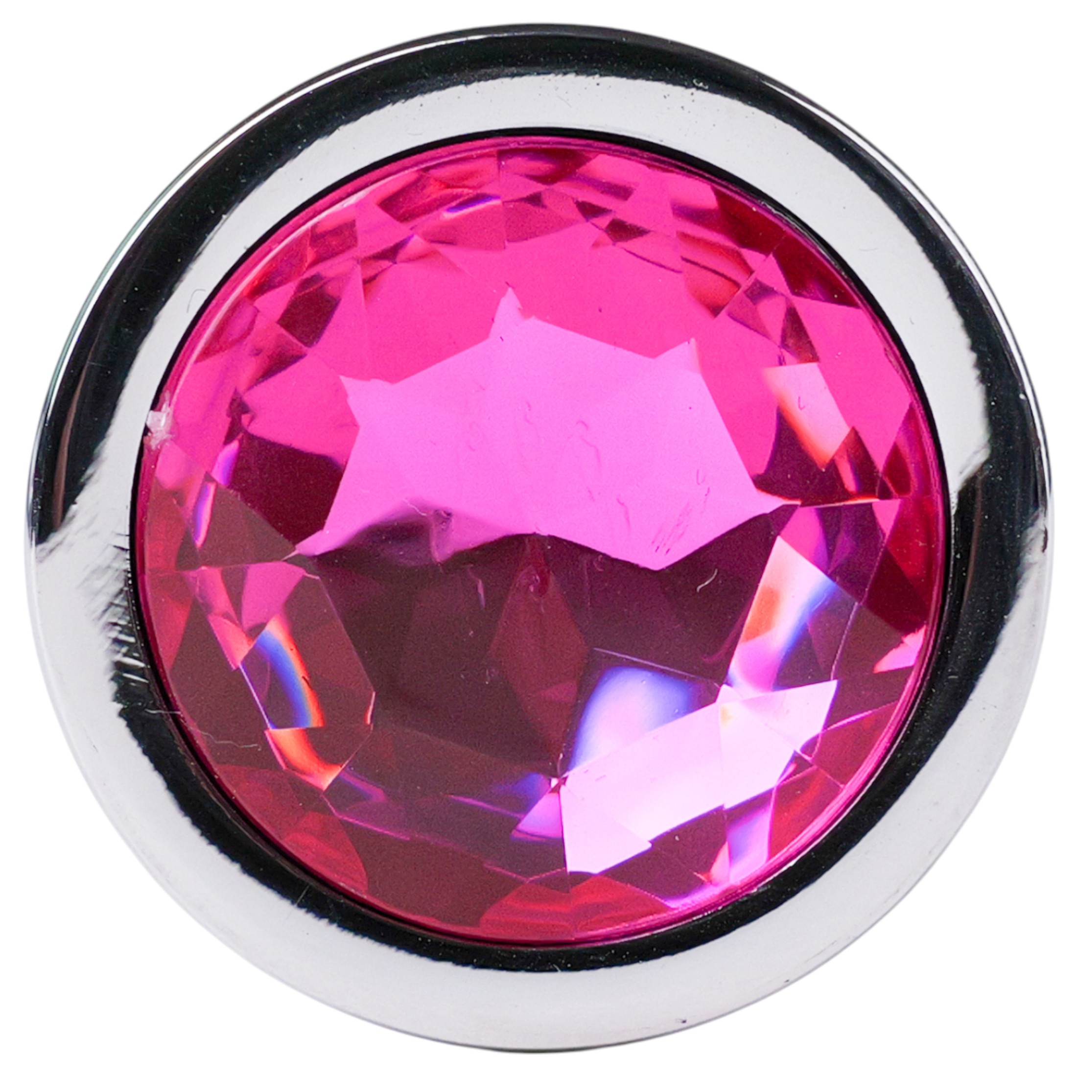 Desirel Pink Jewel S – anál plug (ezüst-pink)