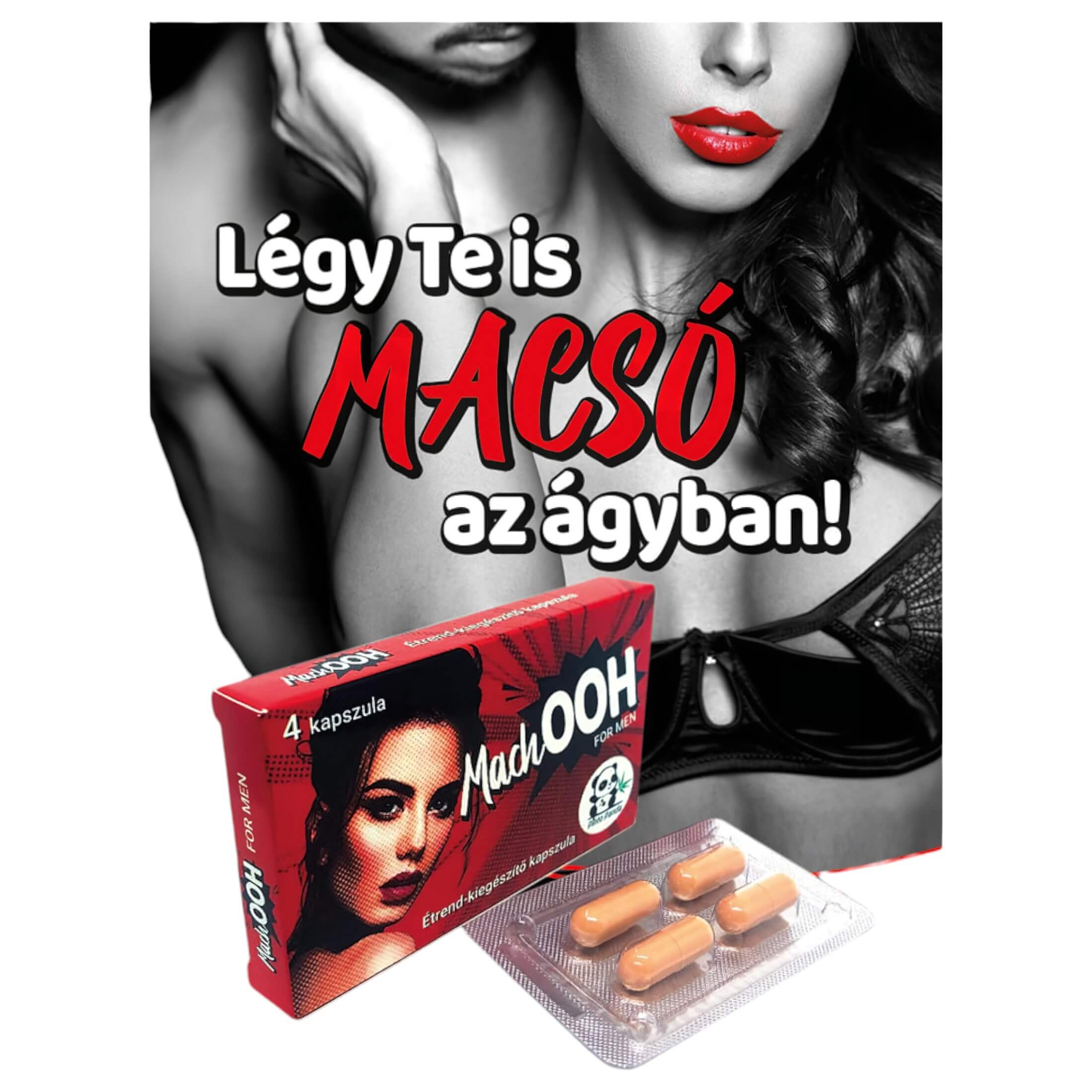 MachOOH étrend kiegészítő kapszula férfiaknak (4db)