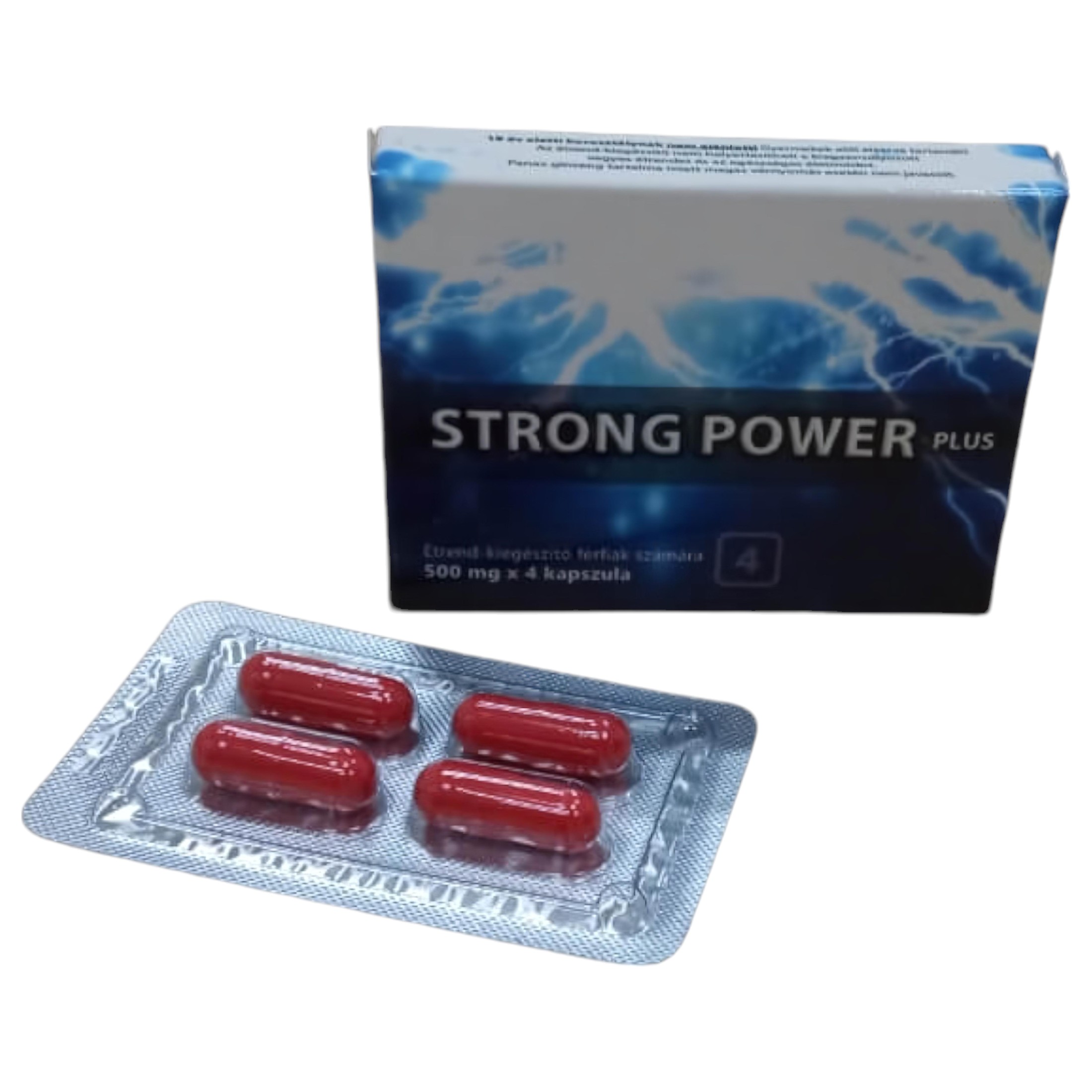 Strong Power Plus – étrend kiegészítő kapszula férfiaknak (4db)