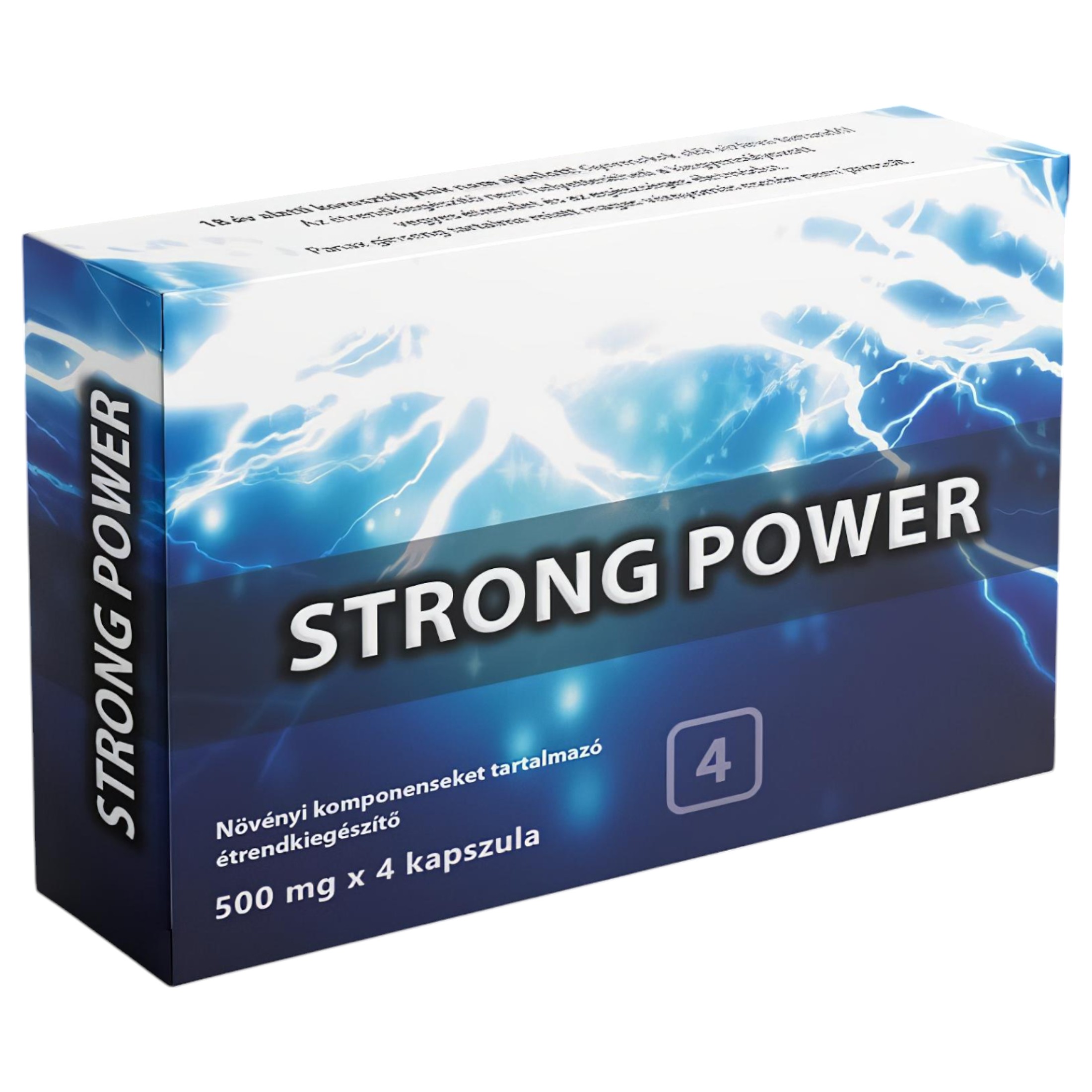 Strong Power Plus – étrend kiegészítő kapszula férfiaknak (4db)