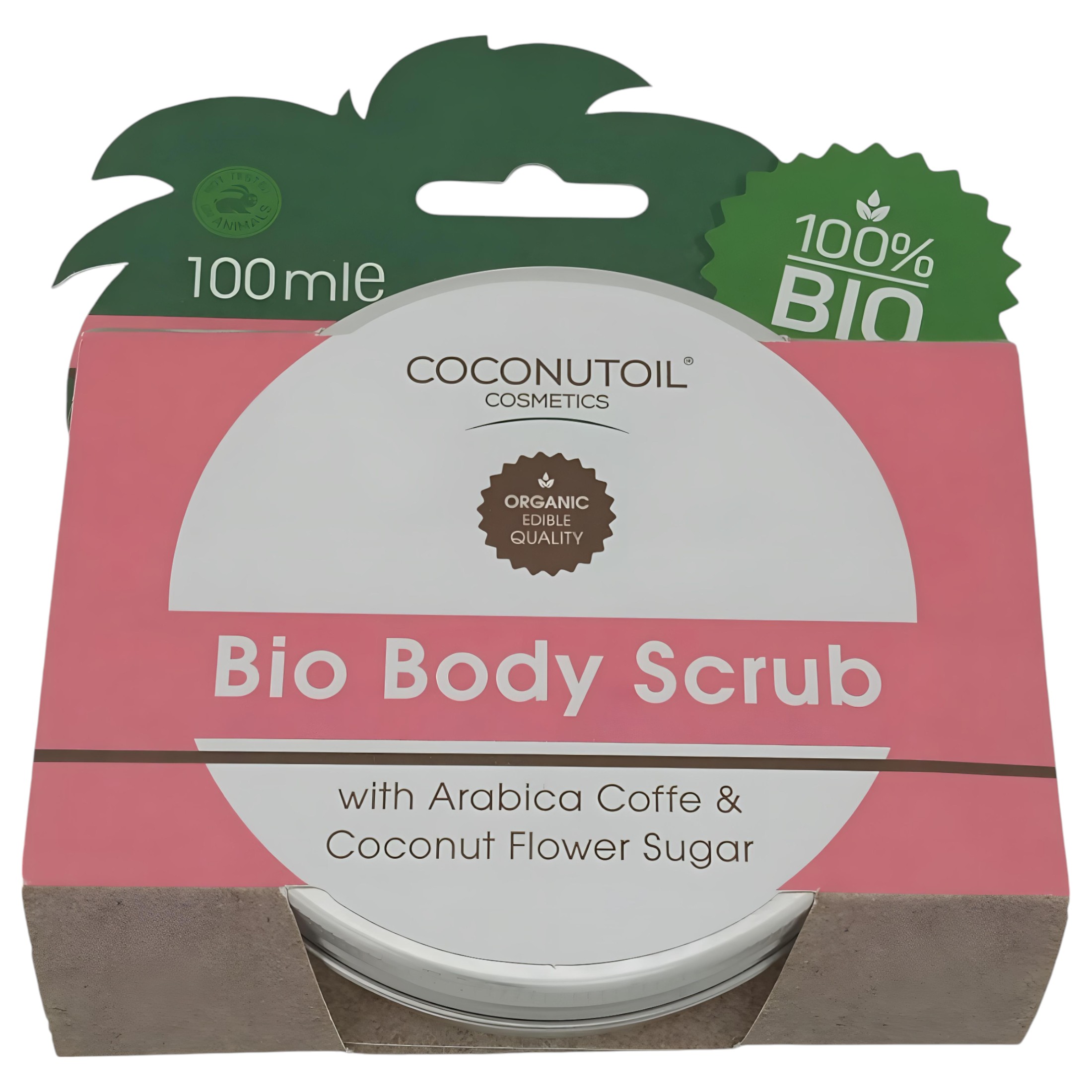 Coconutoil – Bio Testradír Kávéval & Kókuszvirágcukorral (100ml)