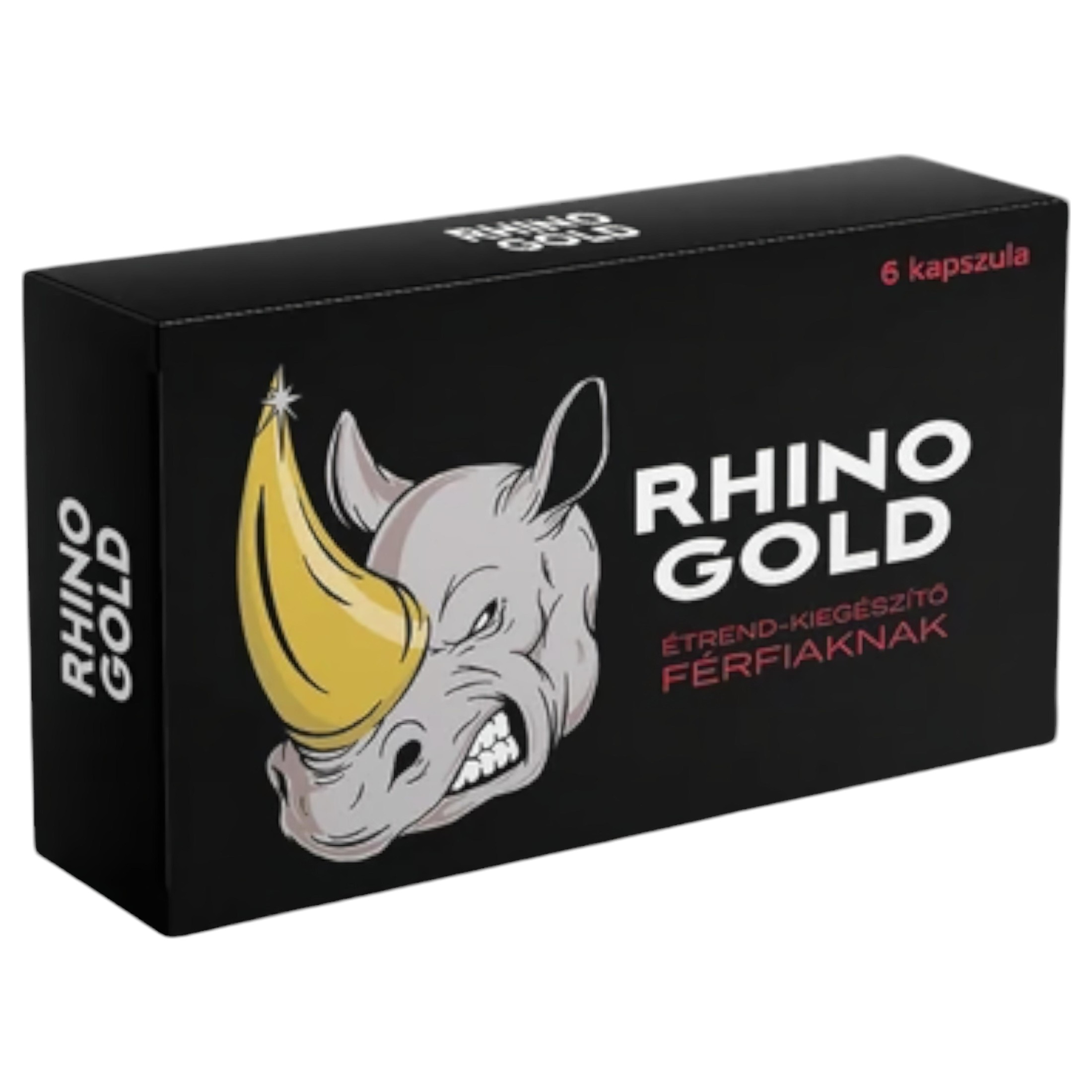 RHINO GOLD – természetes étrend kiegészítő férfiaknak (6db)