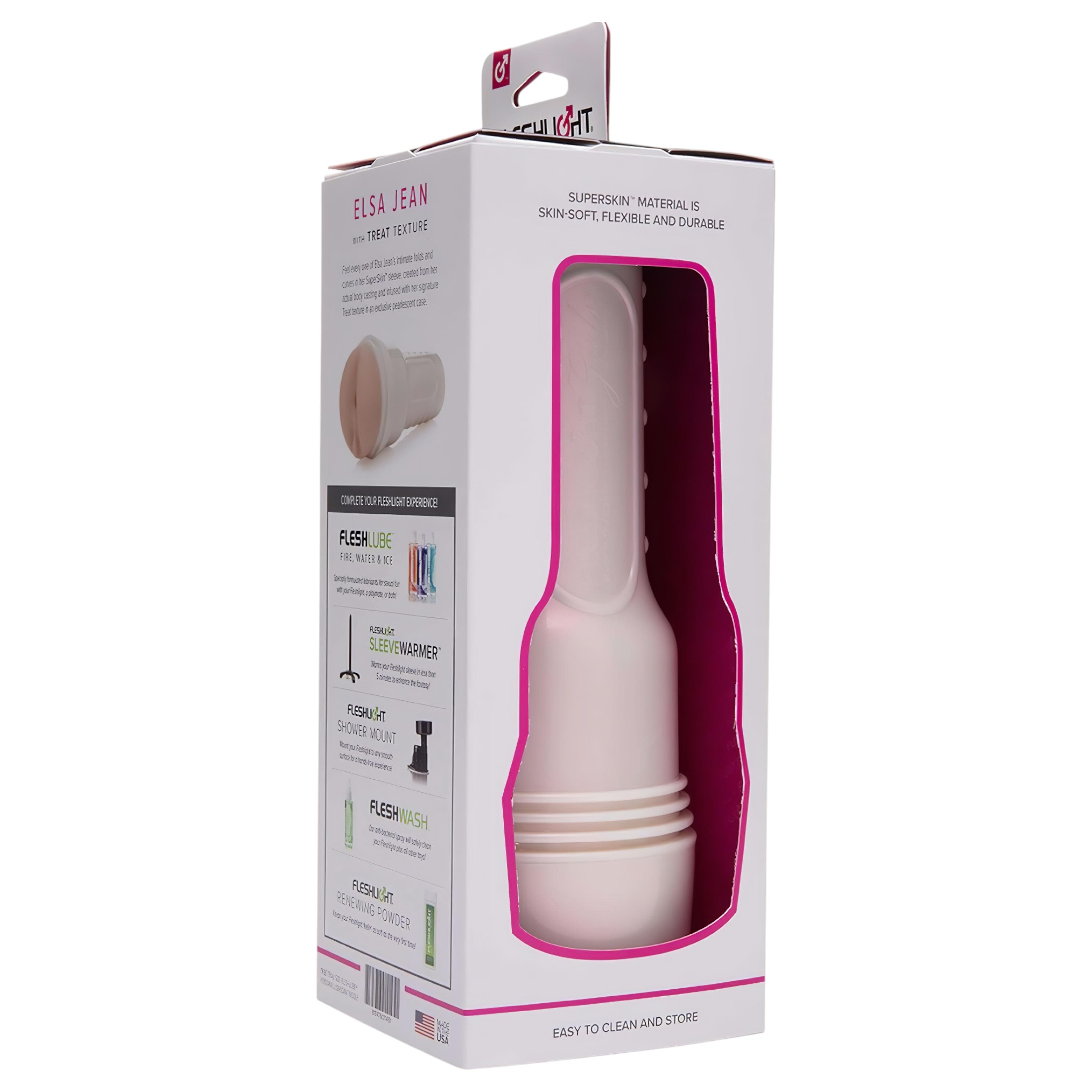 Fleshlight Elsa Jean Treat – élethű műpopsi (natúr)