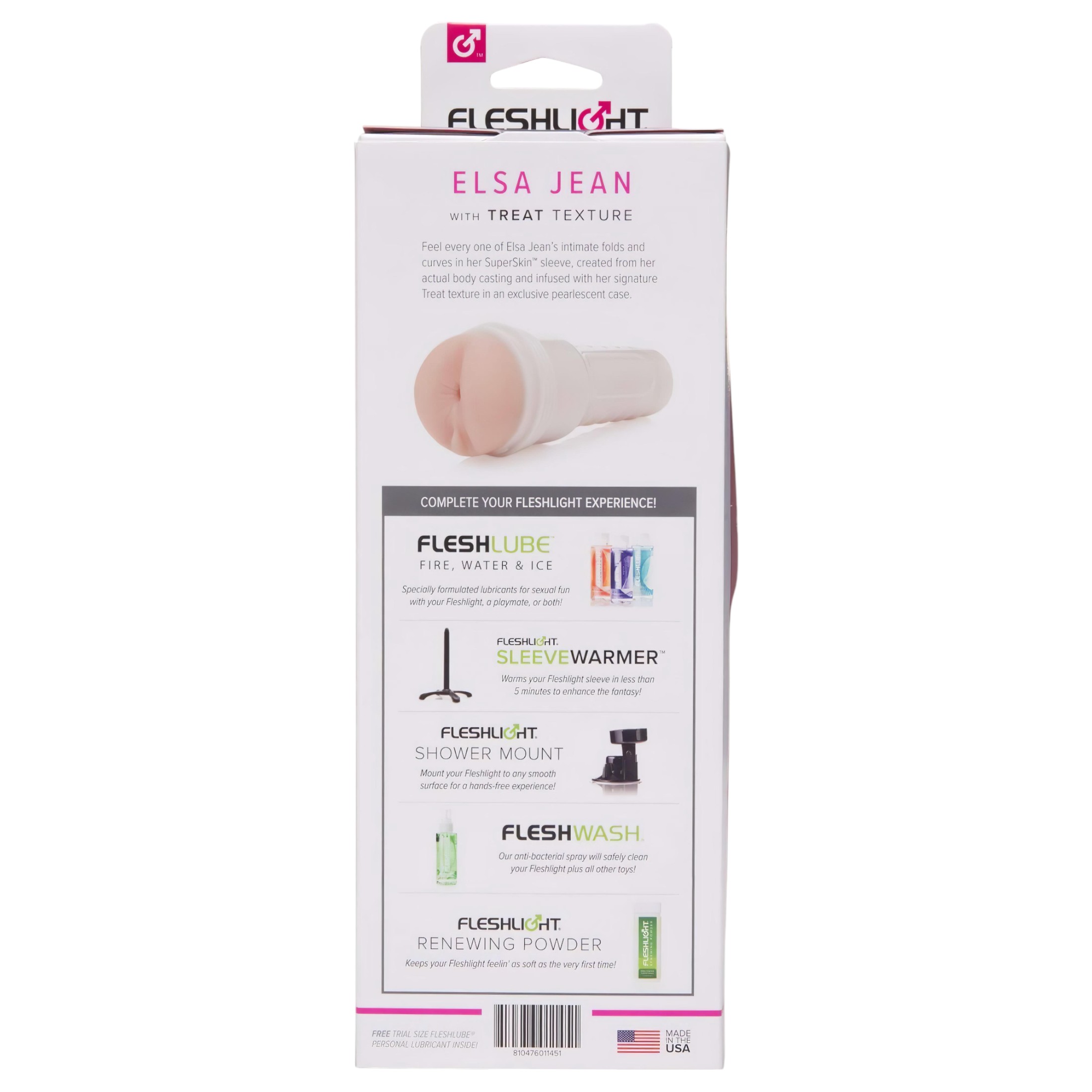 Fleshlight Elsa Jean Treat – élethű műpopsi (natúr)