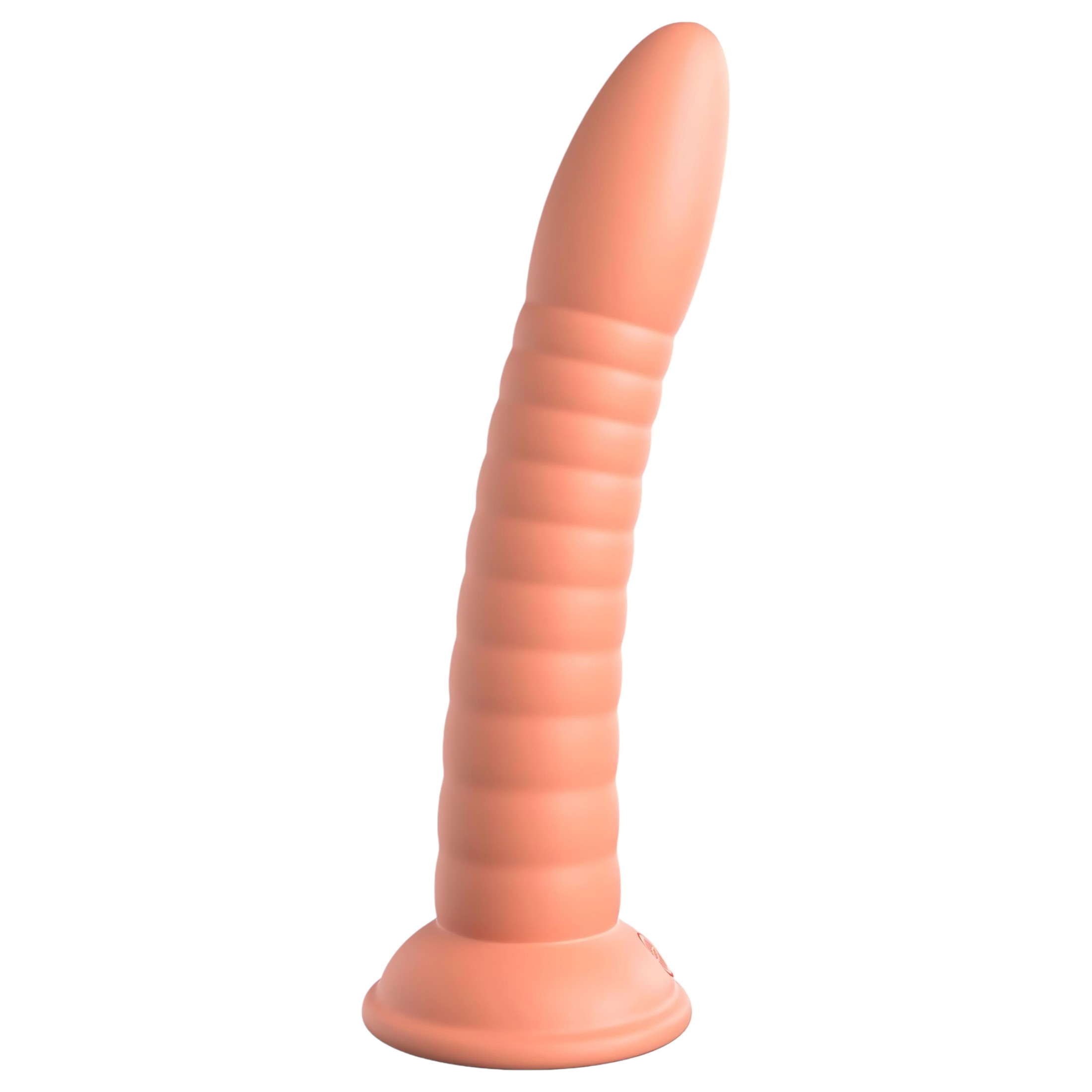 Dillio Wild Thing – barázdált dildó (19cm) – narancs