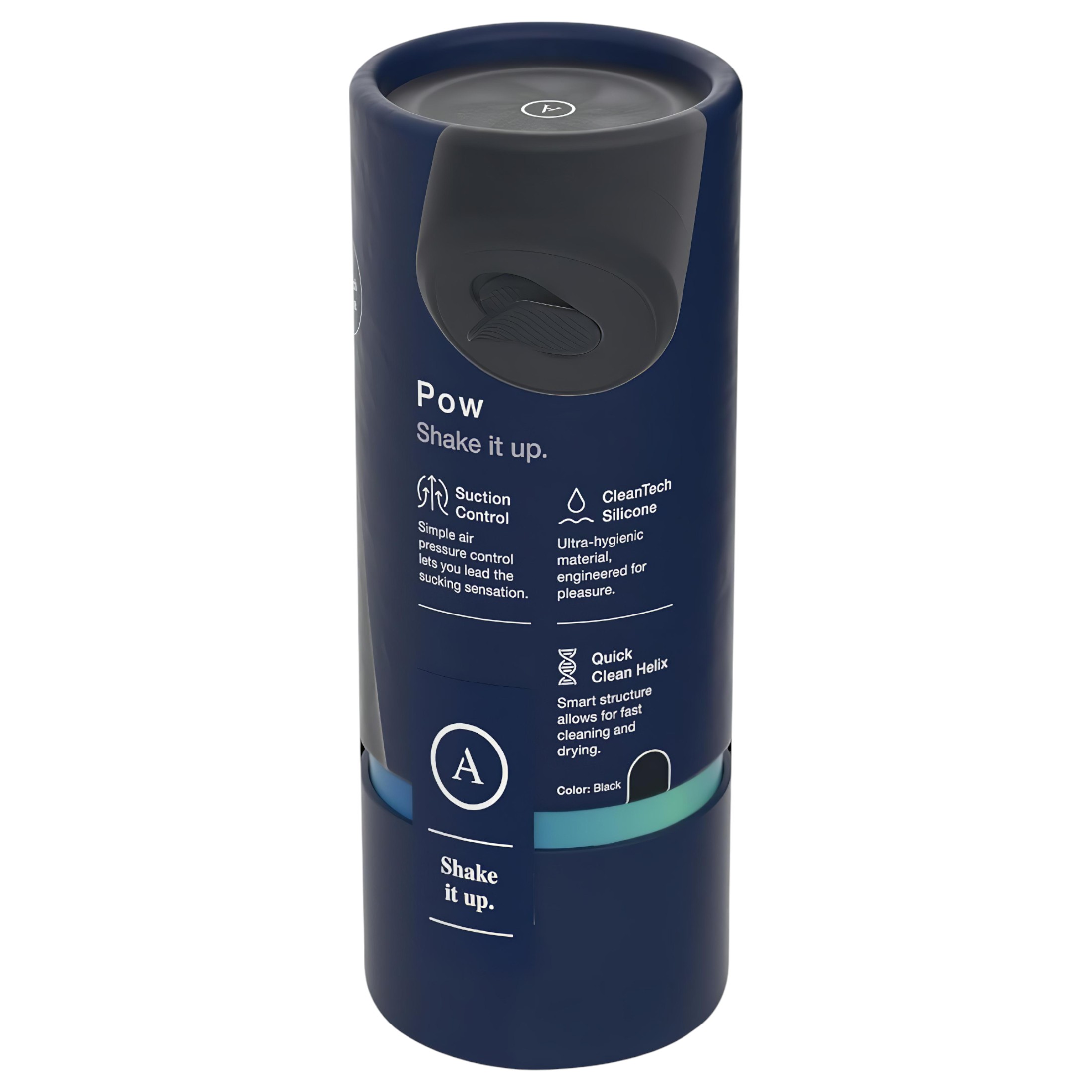 Arcwave Pow – manuális szívó maszturbátor (fekete)