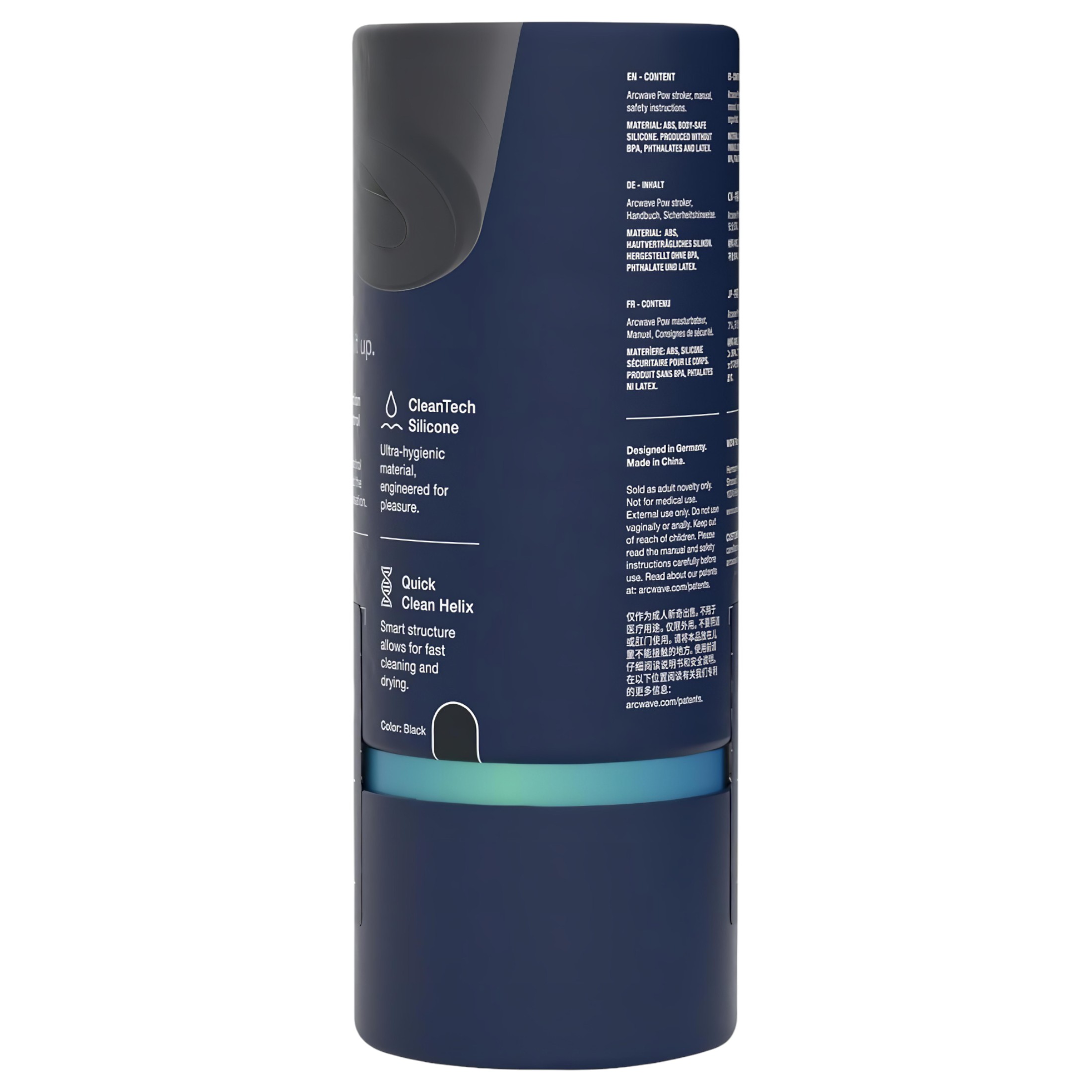 Arcwave Pow – manuális szívó maszturbátor (fekete)