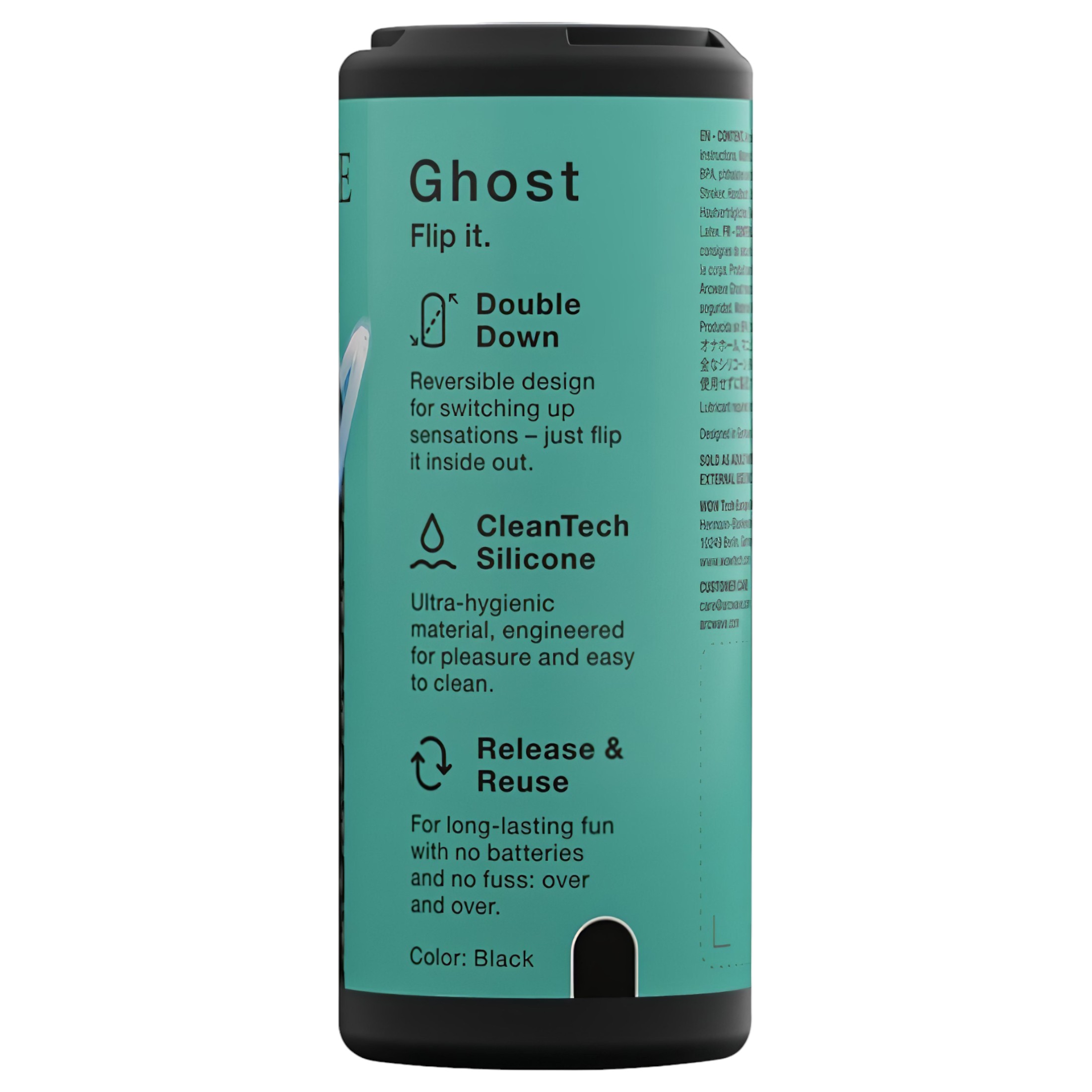 Arcwave Ghost – kifordítható zseb maszturbátor (fekete)