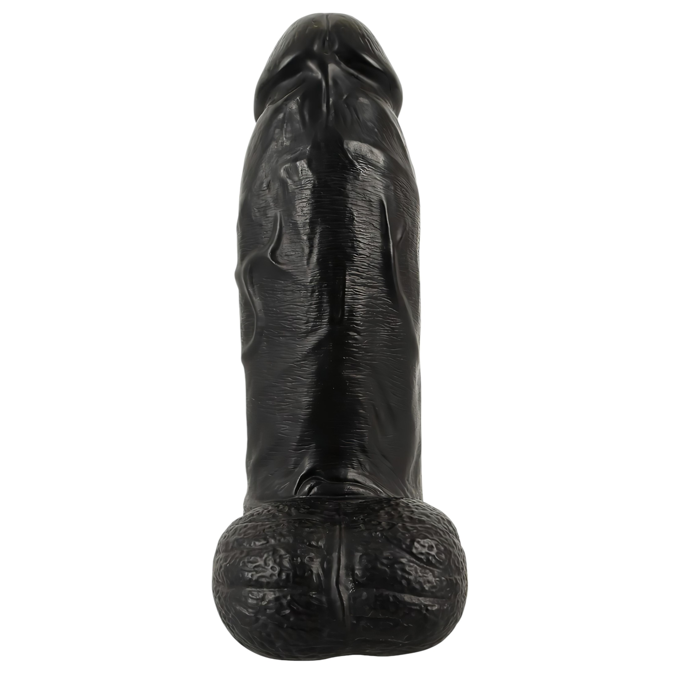 Realistixxx Real Giant – herés dildó – 22 cm (fekete)