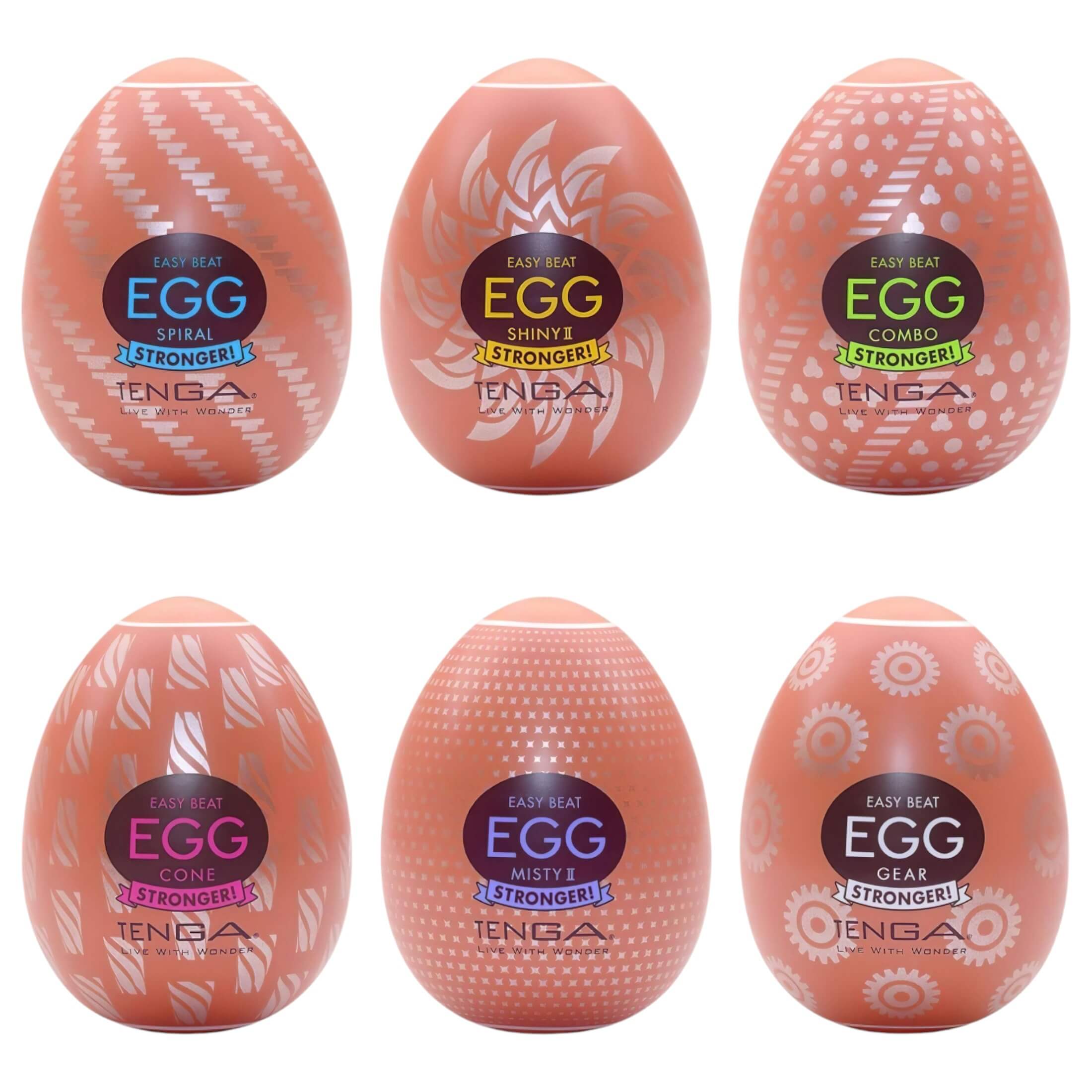 TENGA – Stronger tojás maszturbátor szett – 6db