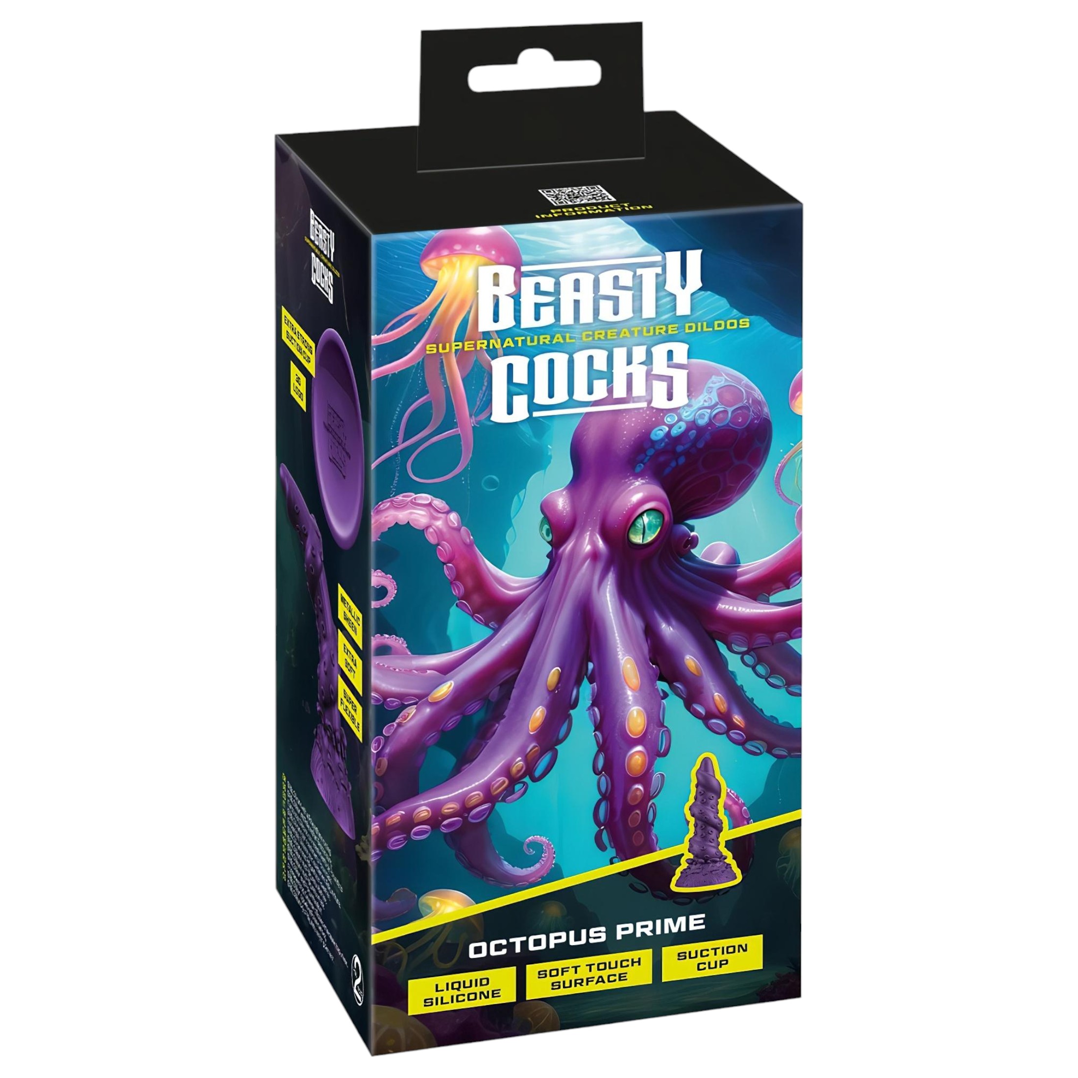 Beasty Cocks Octopus Prime – polip dildó (lila)