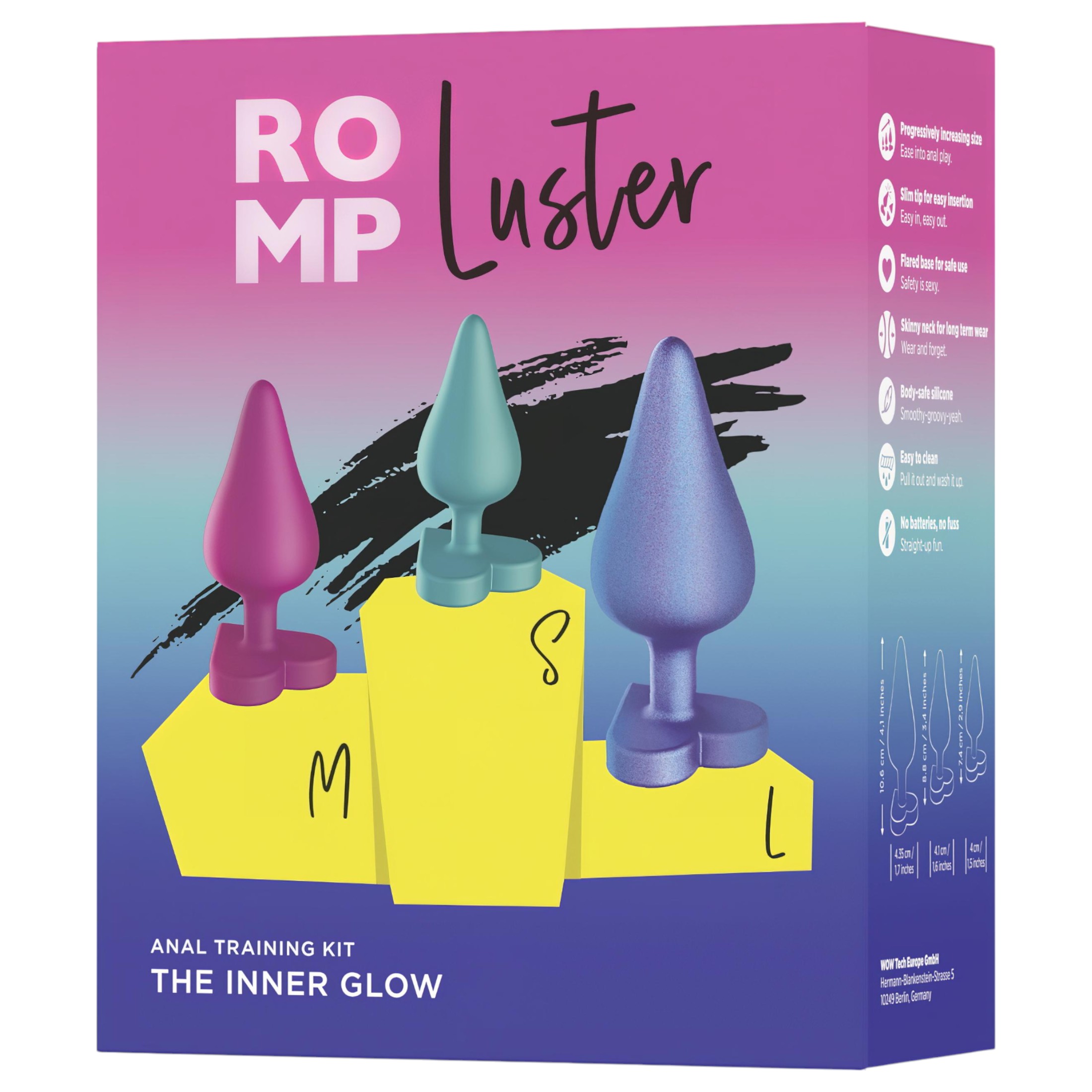 ROMP Luster – anál tréning szett (3db)