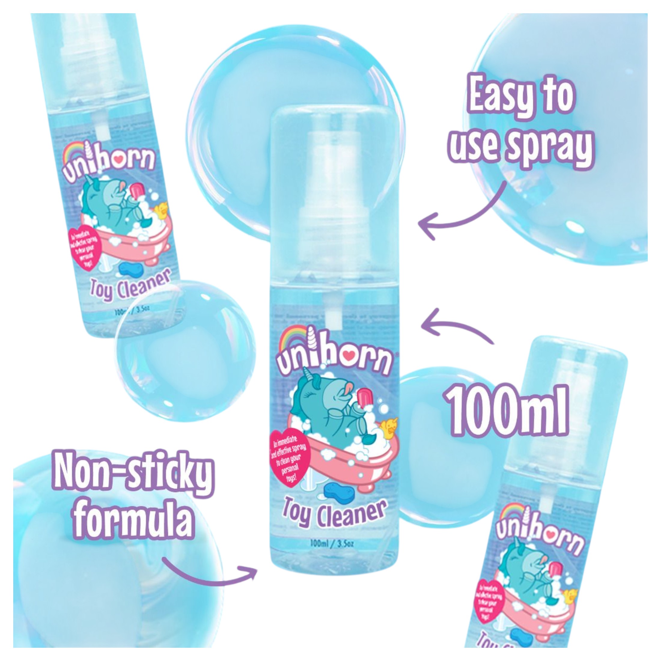 Unihorn – fertőtlenítő hatású tisztító spray (100ml)