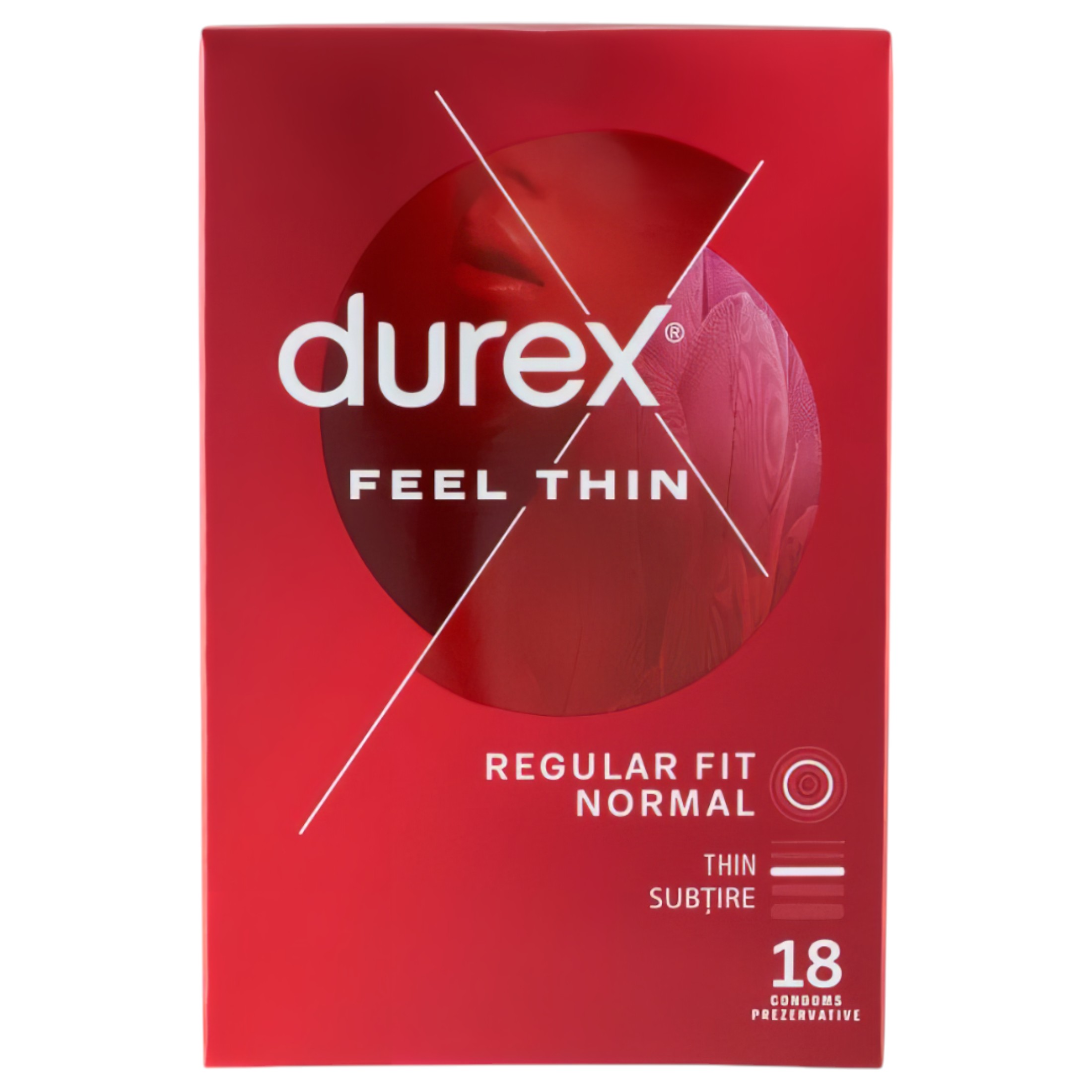Durex Feel Thin – élethű érzés óvszer (18db)