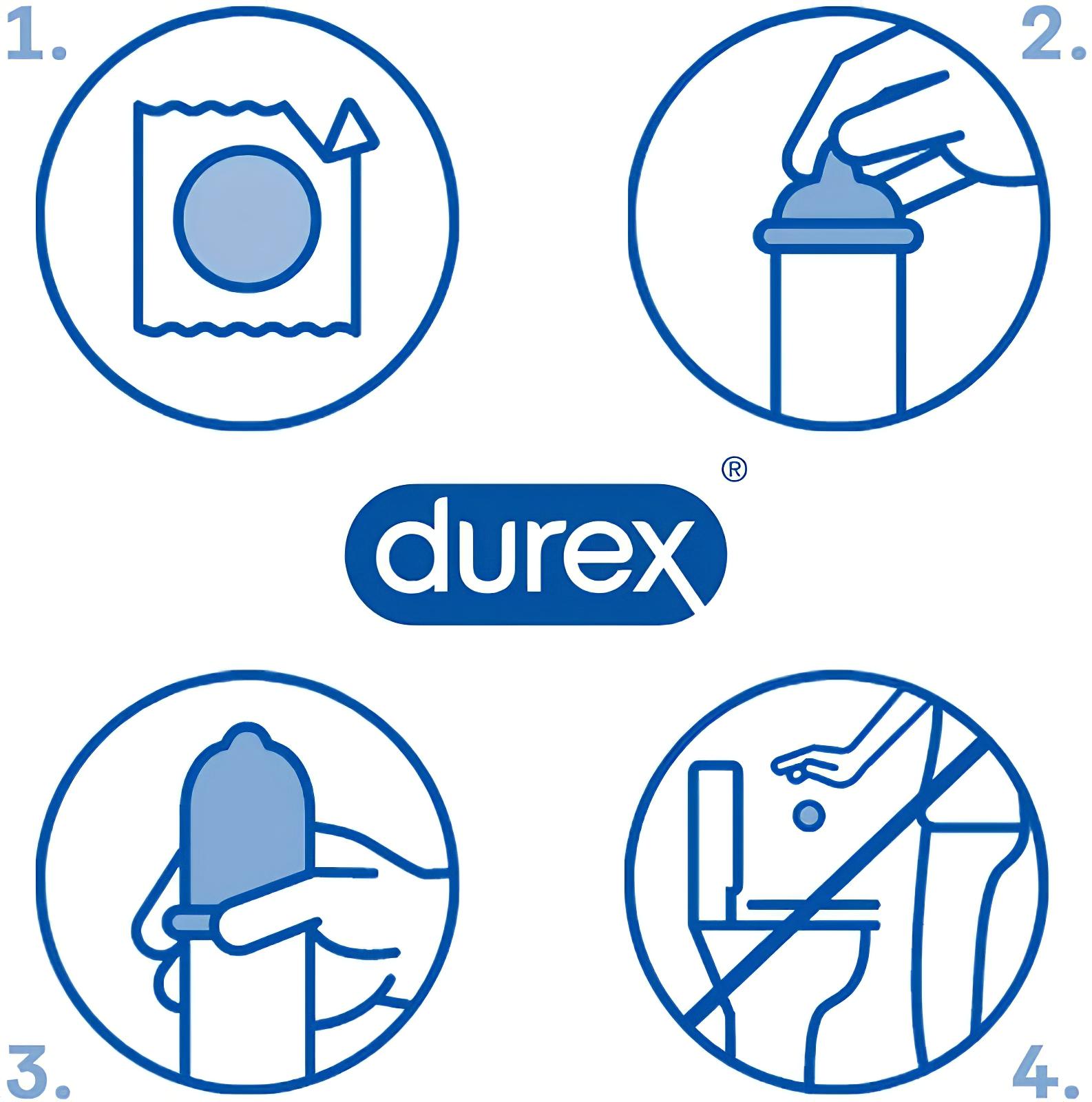 Durex Invisible Slim – vékony óvszer (10db)