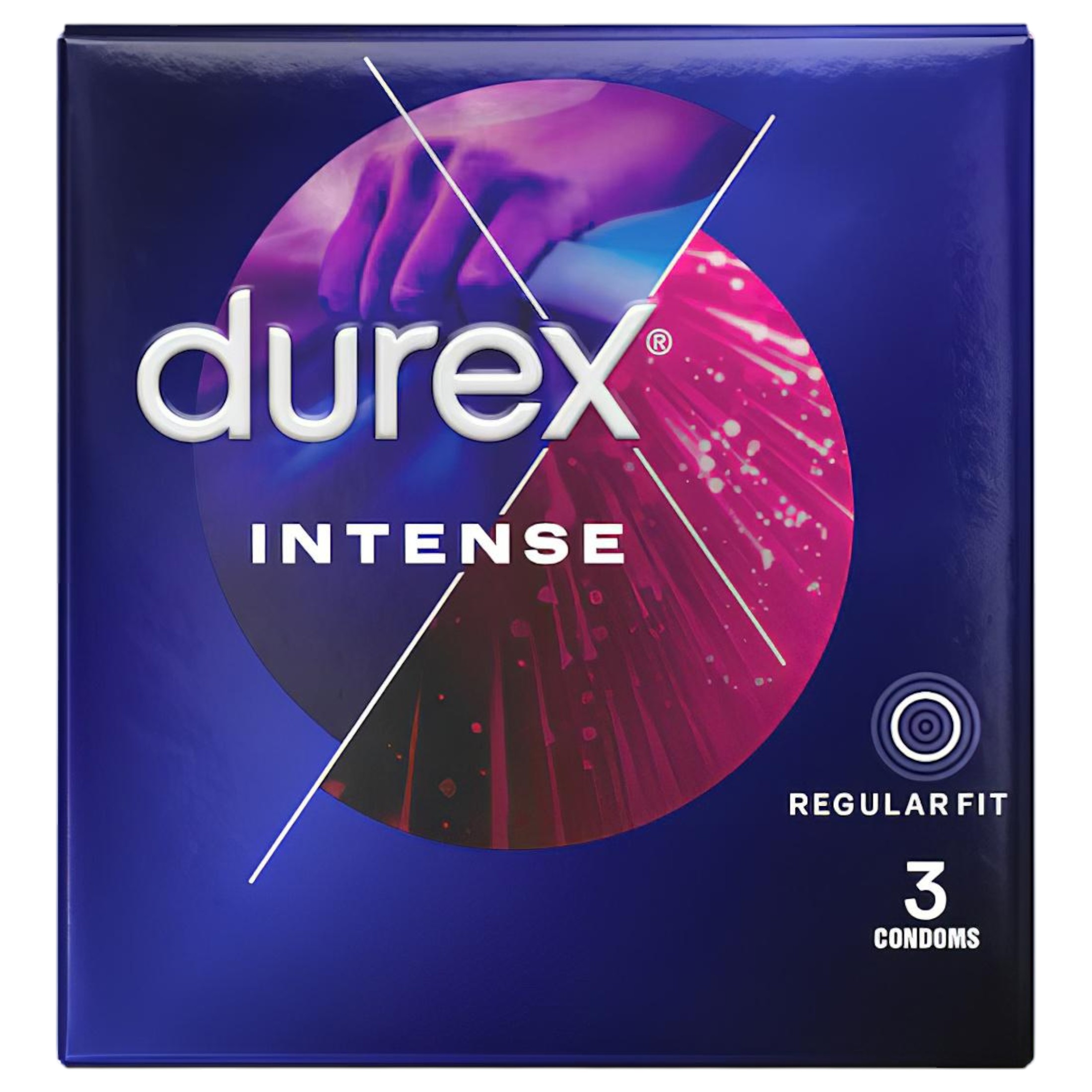 Durex Intense – bordázott és pontozott óvszer(3db) –