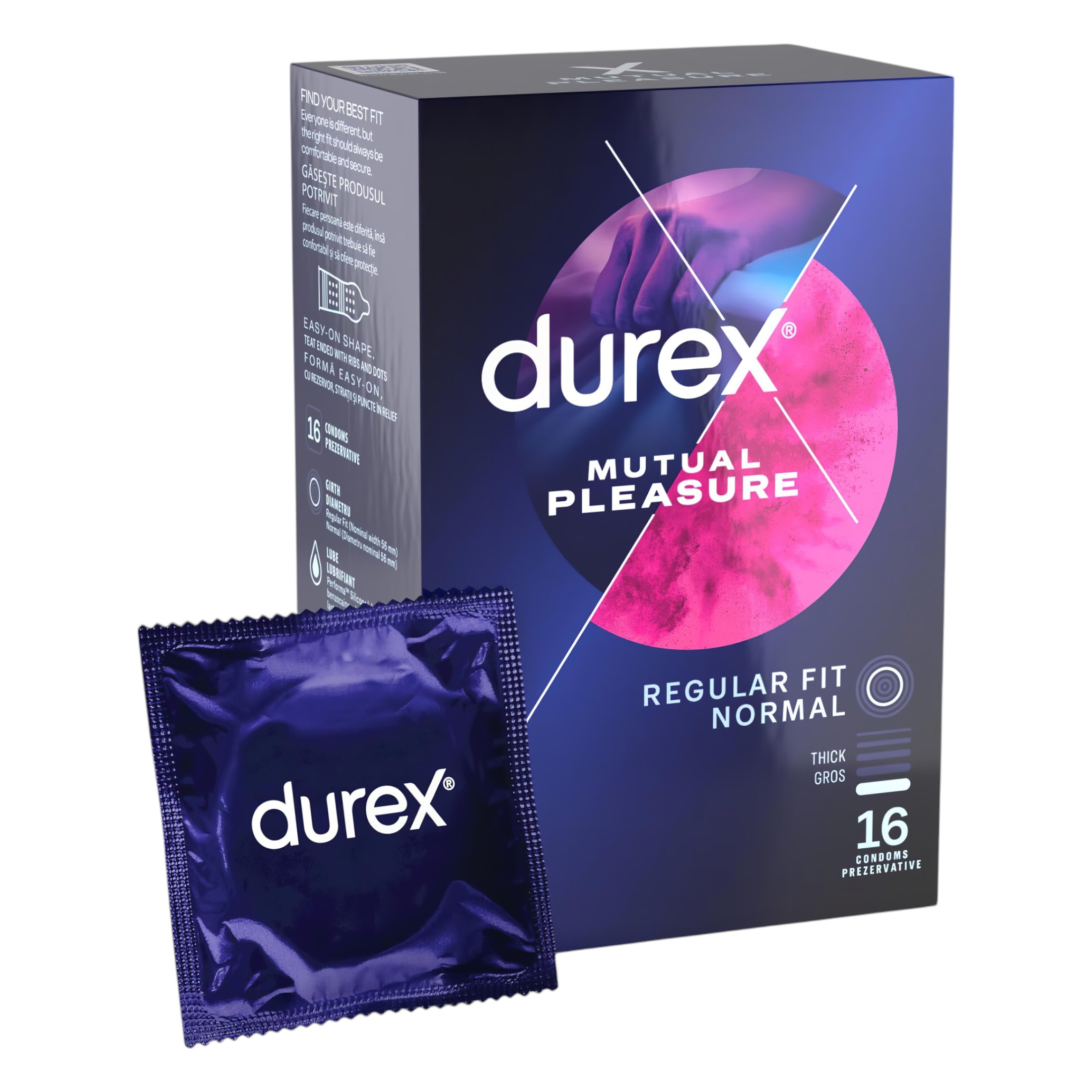 Durex Mutual Pleasure – késleltető óvszer (16db)