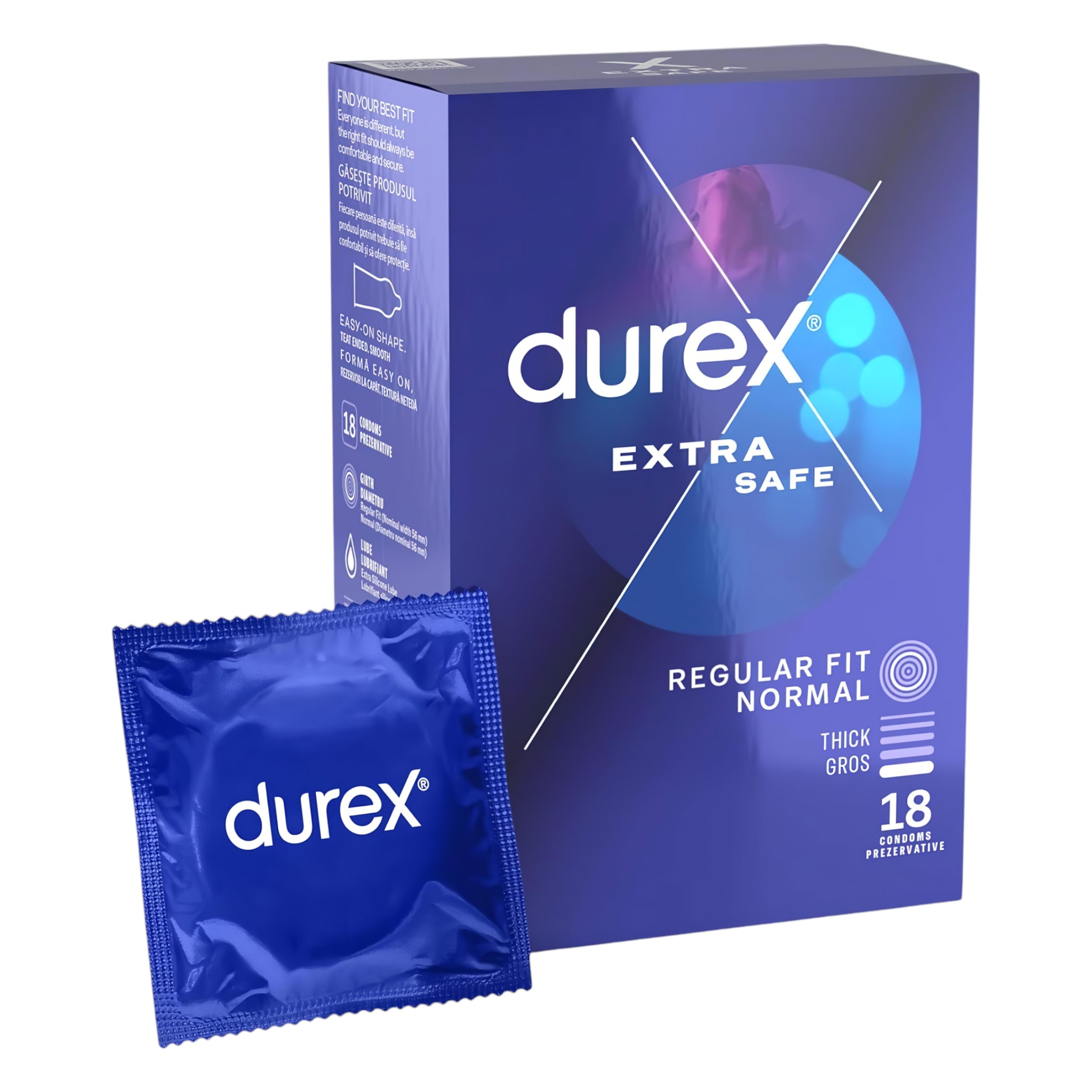 Durex Extra Safe – biztonságos óvszer (18db)