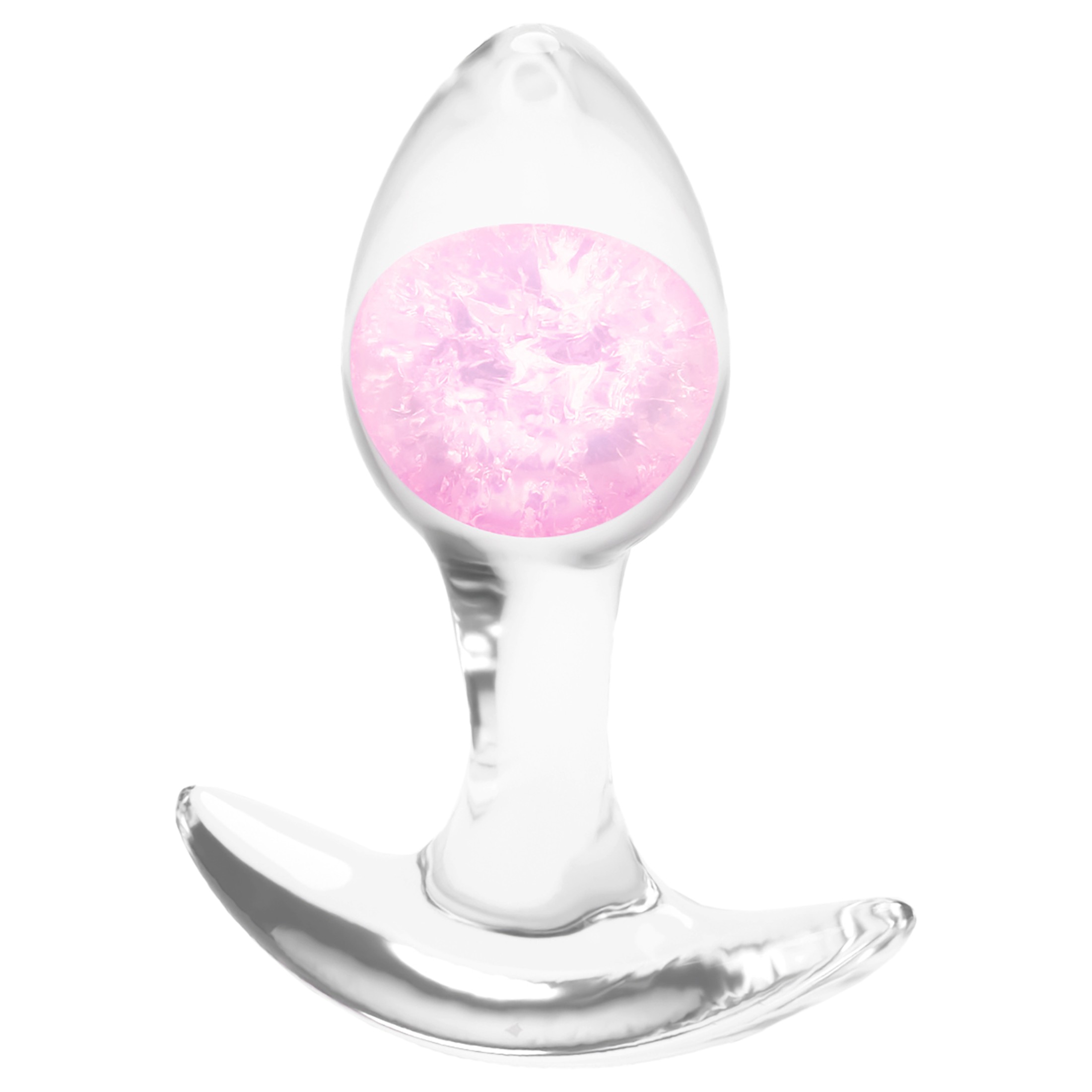 NS Novelties – átlászó anál plug – S (pink)