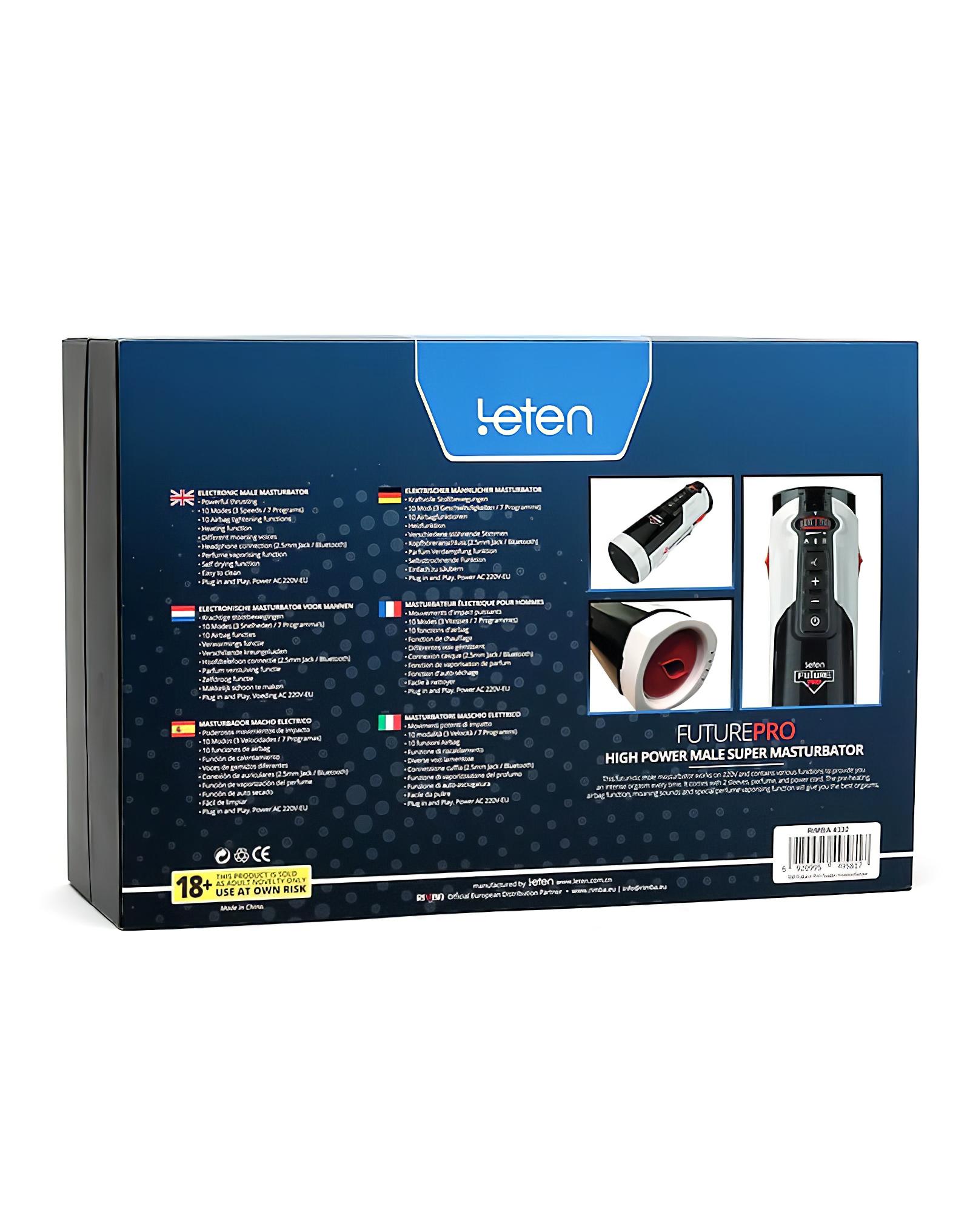 LETEN SM FUTURE PRO – hálózati melegítő, fel-le mozgó maszturbátor