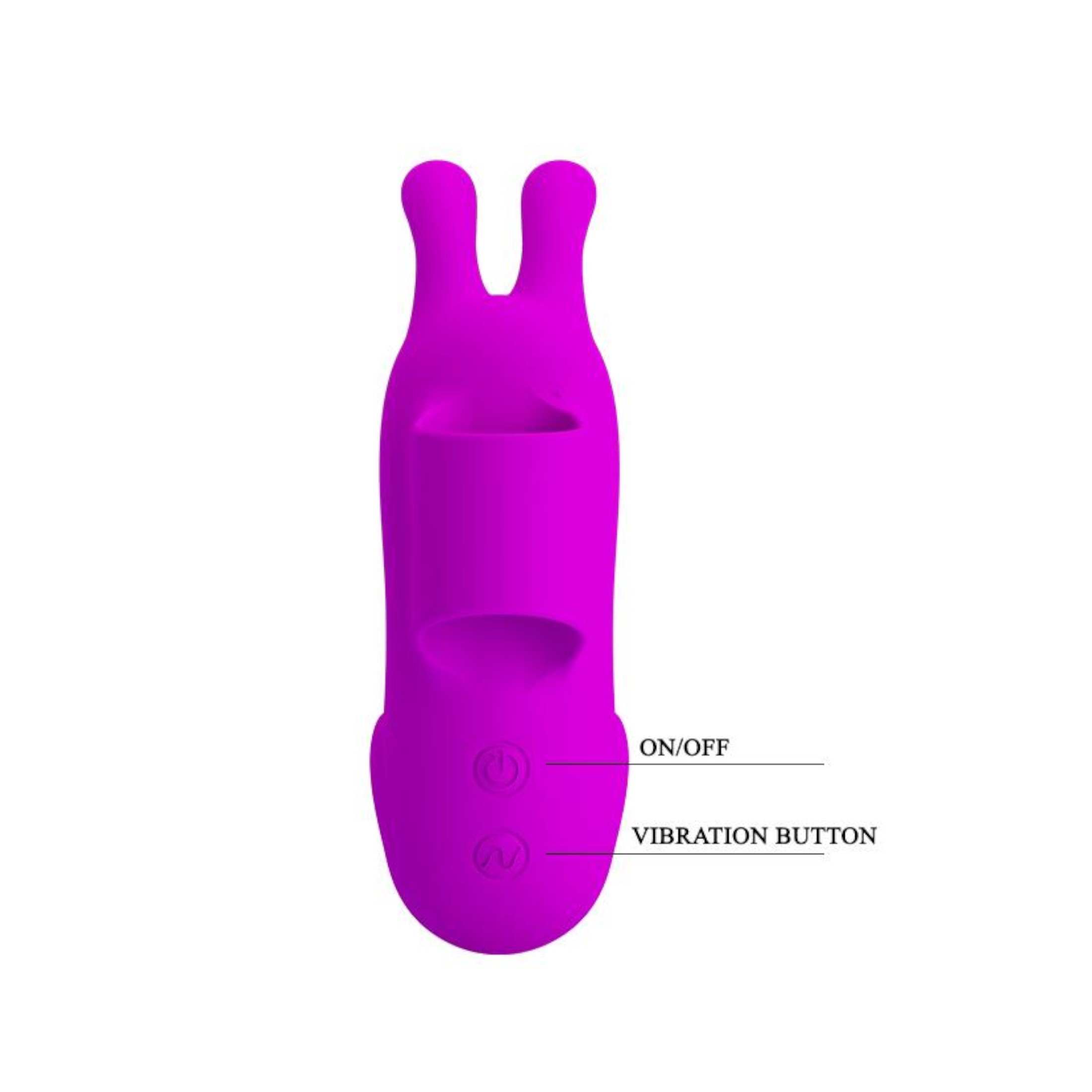 Pretty Love Bunny – nyuszis ujjvibrátor (lila)
