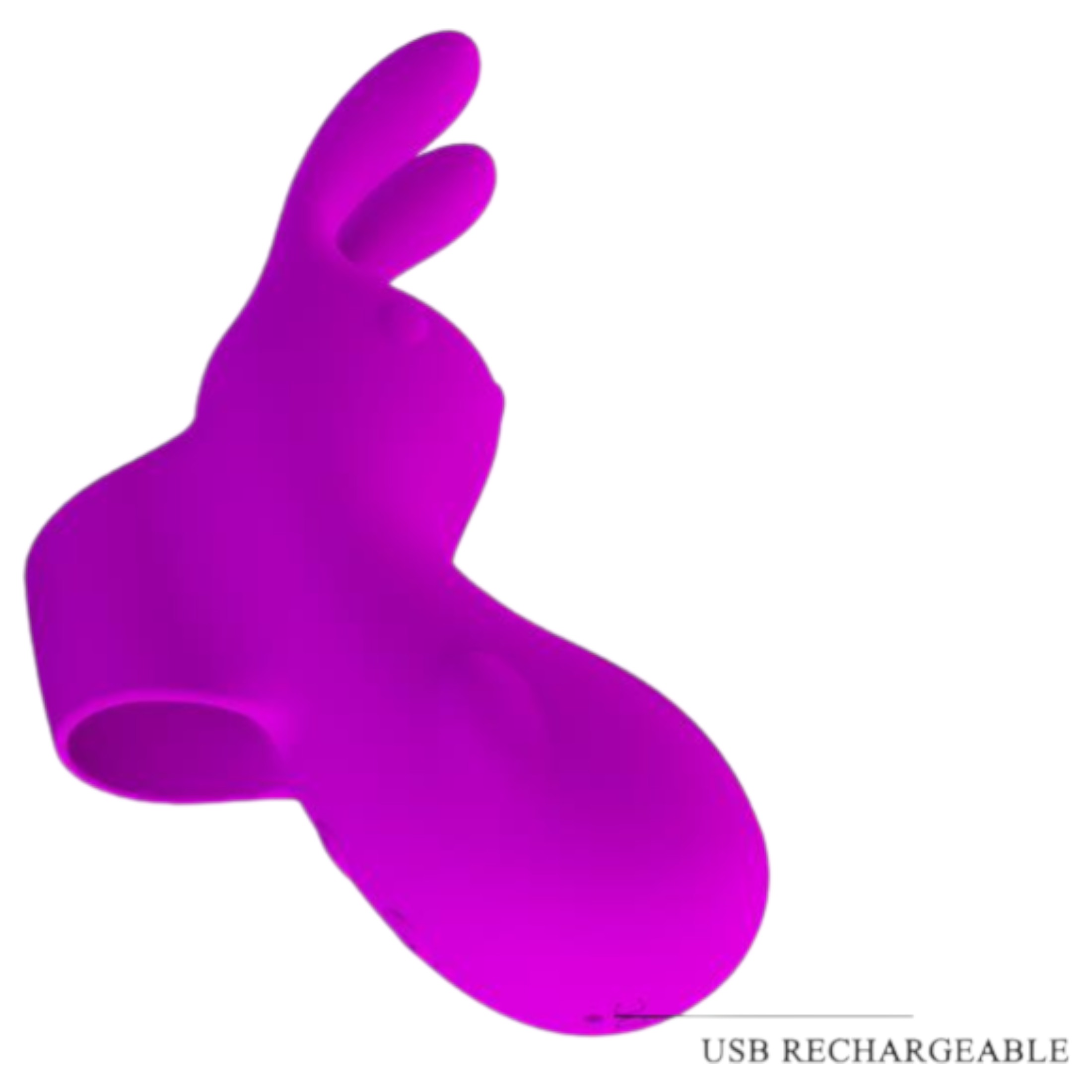 Pretty Love Bunny – nyuszis ujjvibrátor (lila)