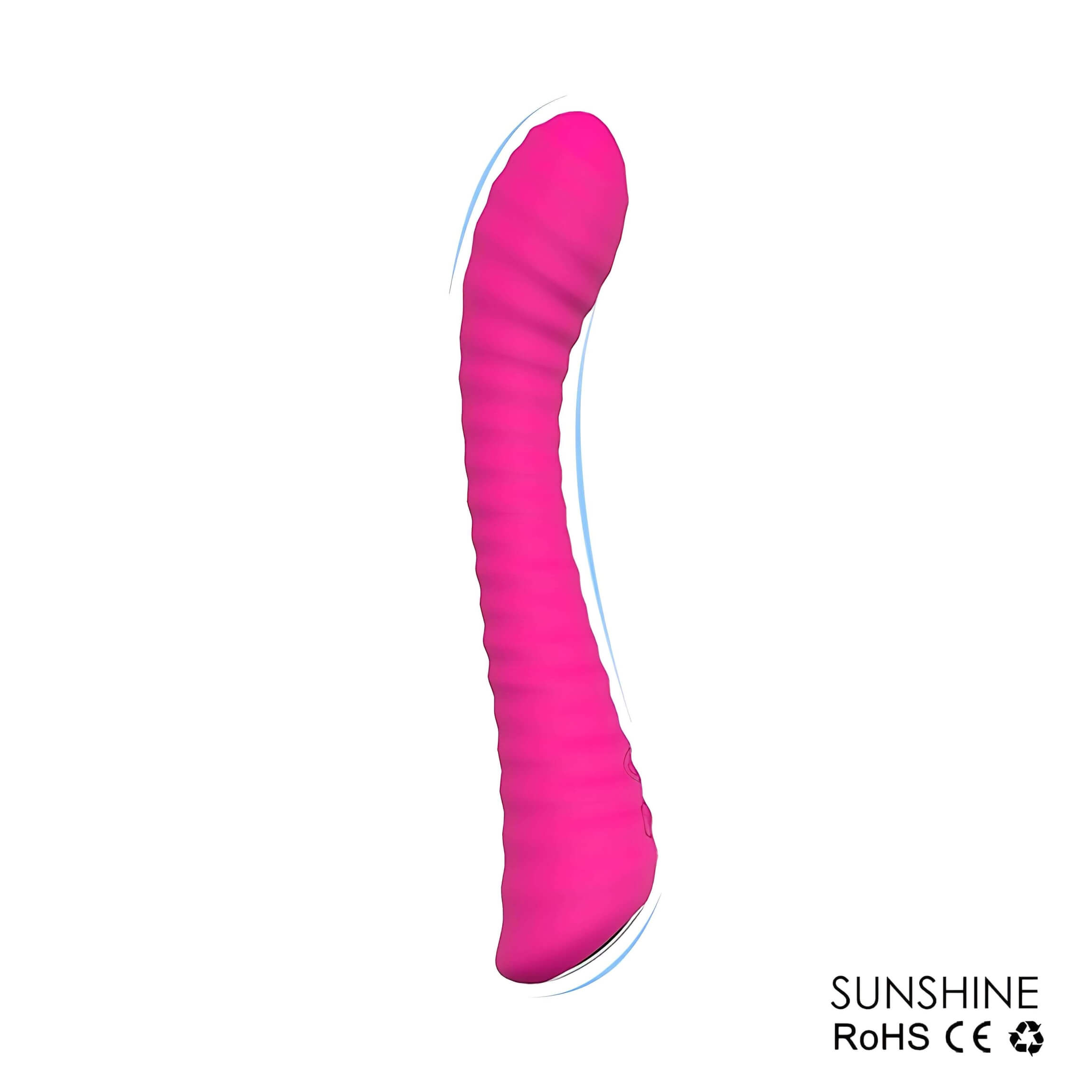 Sex HD Sunshine – akkus, barázdált G-pont vibrátor (pink)