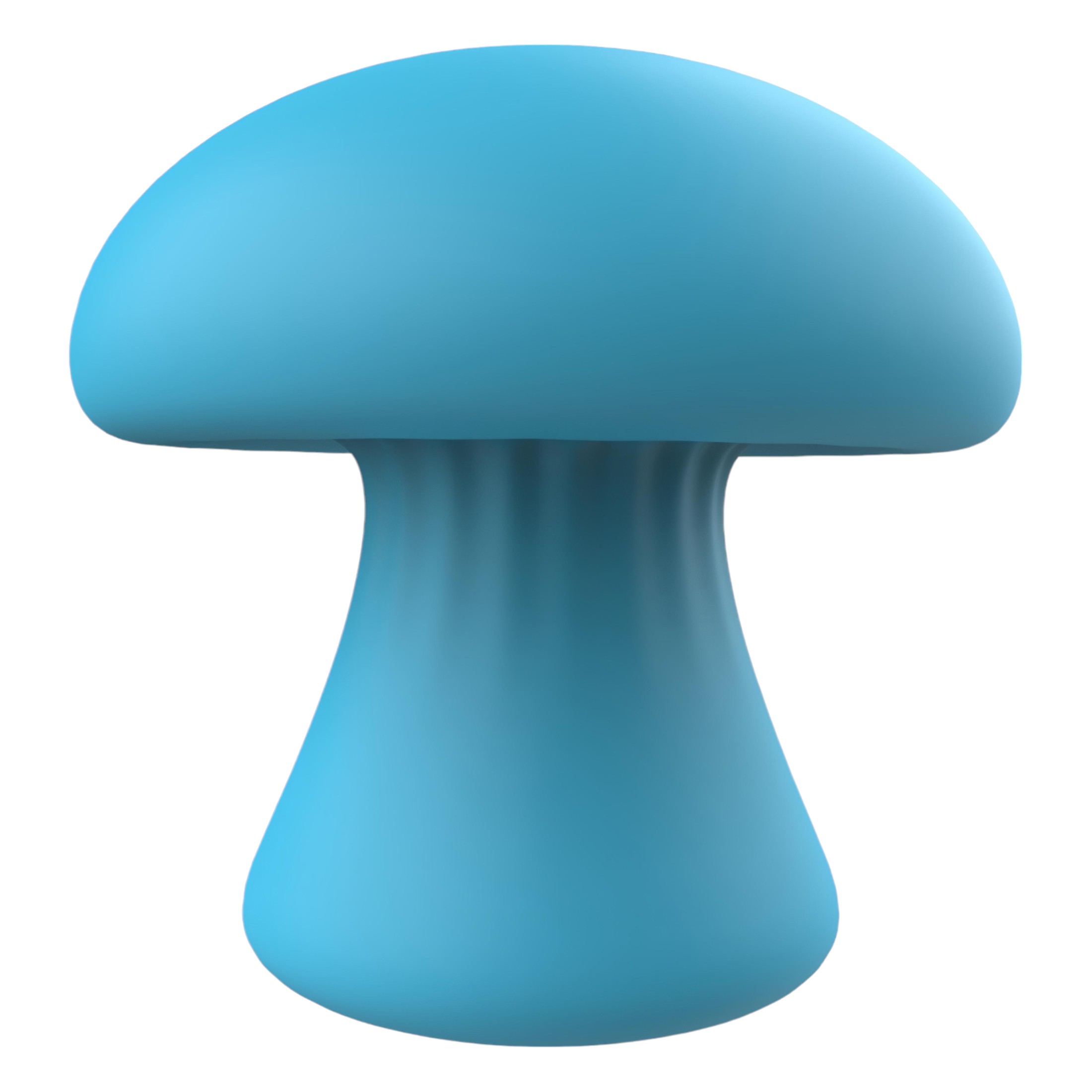 Magic Mushroom – akkus arc masszírozó (kék)