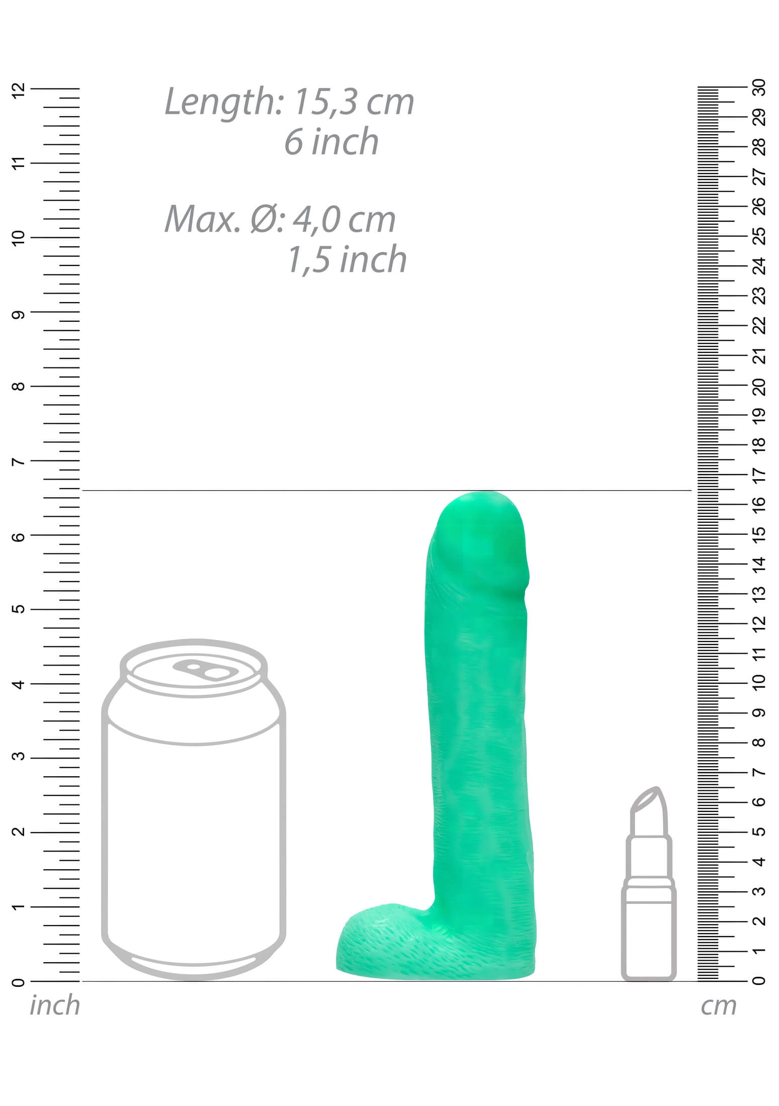Dicky – világító szappan pénisz herékkel (265g)