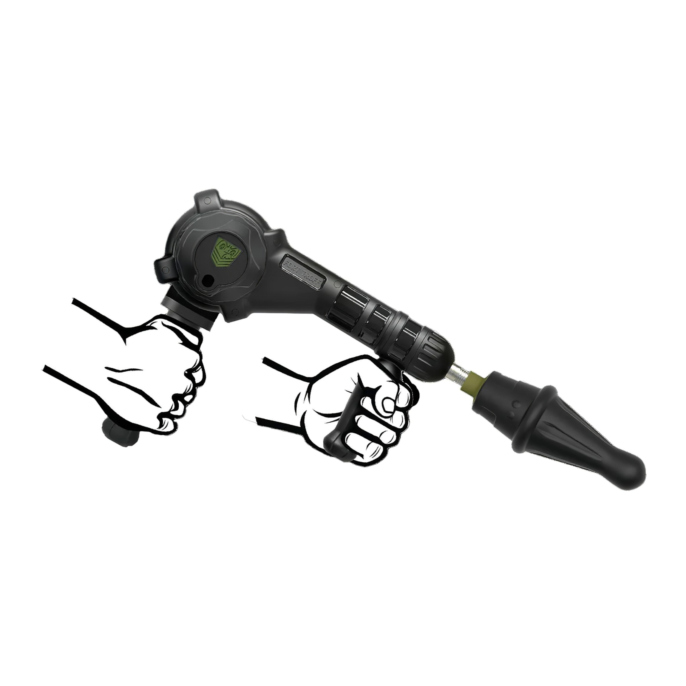 Doc Johnson Gunner System – szexgép (fekete)