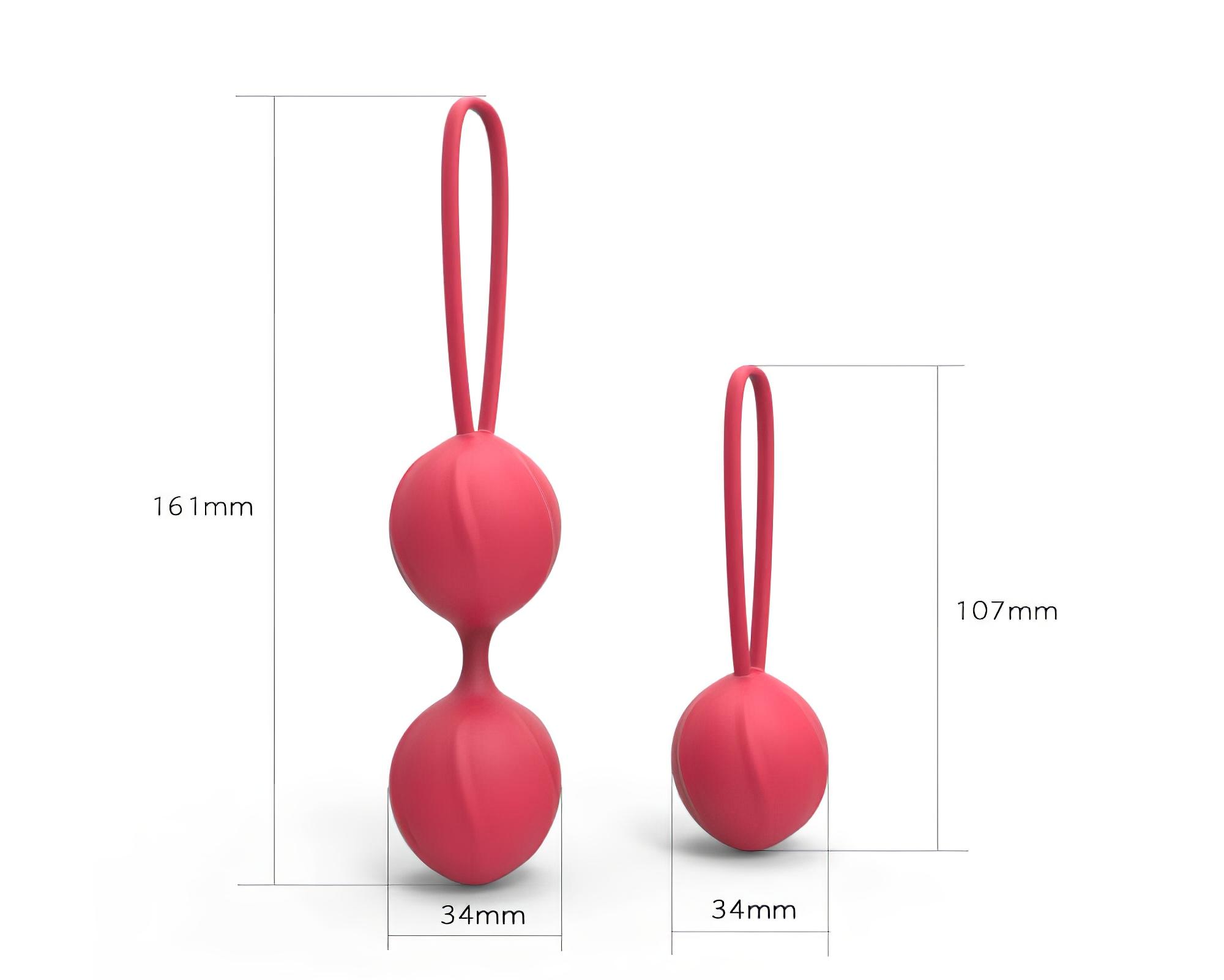 Cotoxo Cherry – 2 részes gésagolyó szett (piros)
