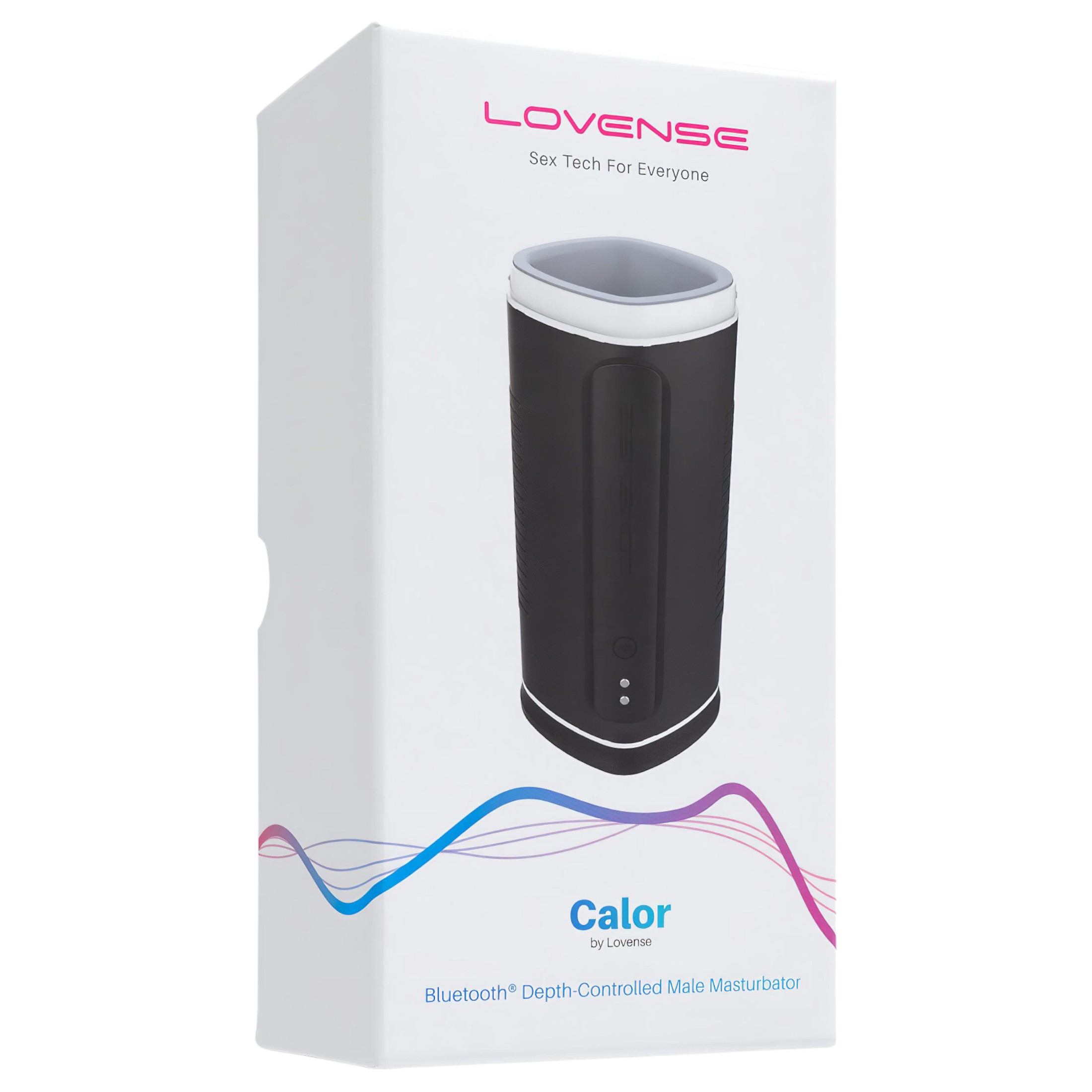 LOVENSE Calor – okos, melegítő maszturbátor (fekete)