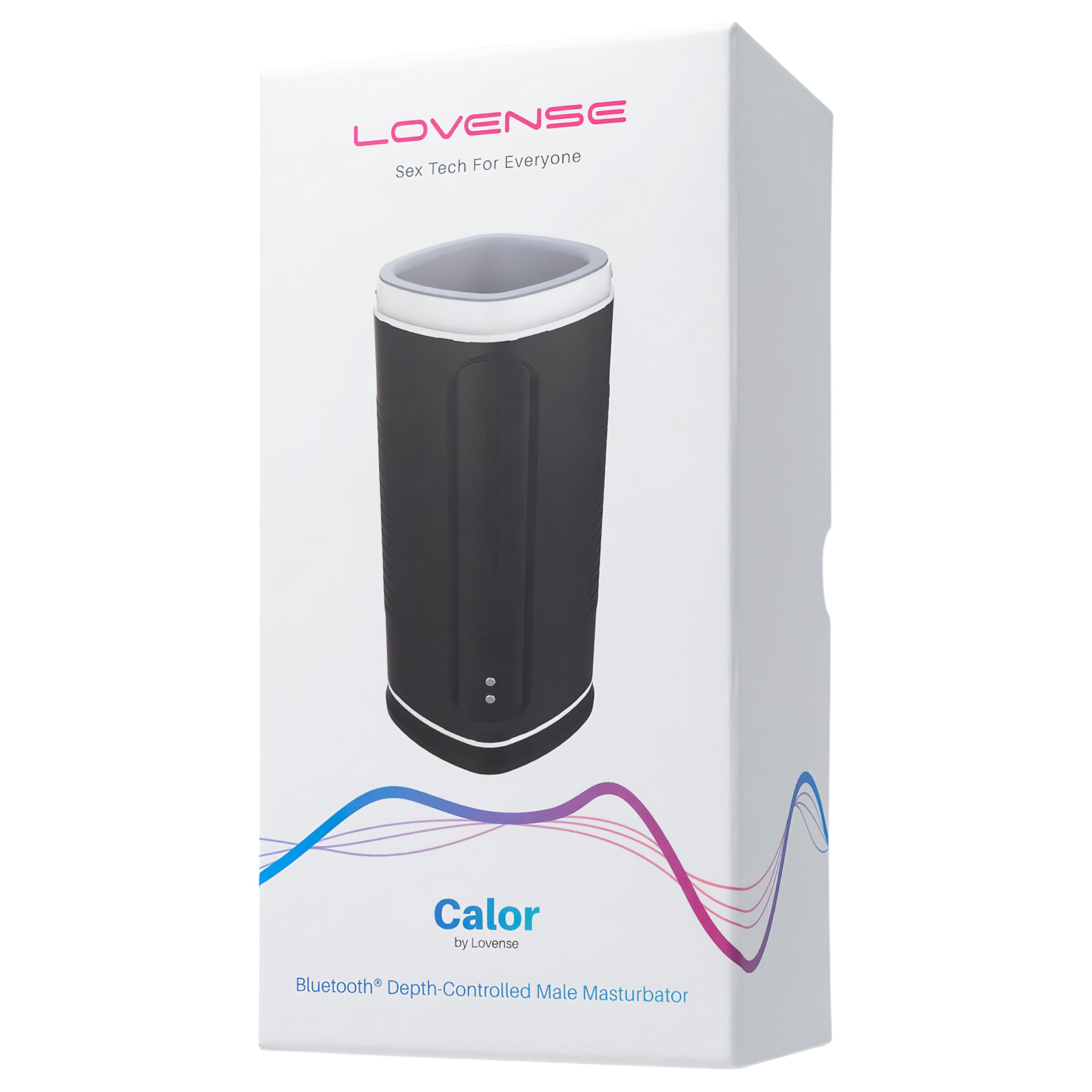 LOVENSE Calor – okos, melegítő maszturbátor (fekete)