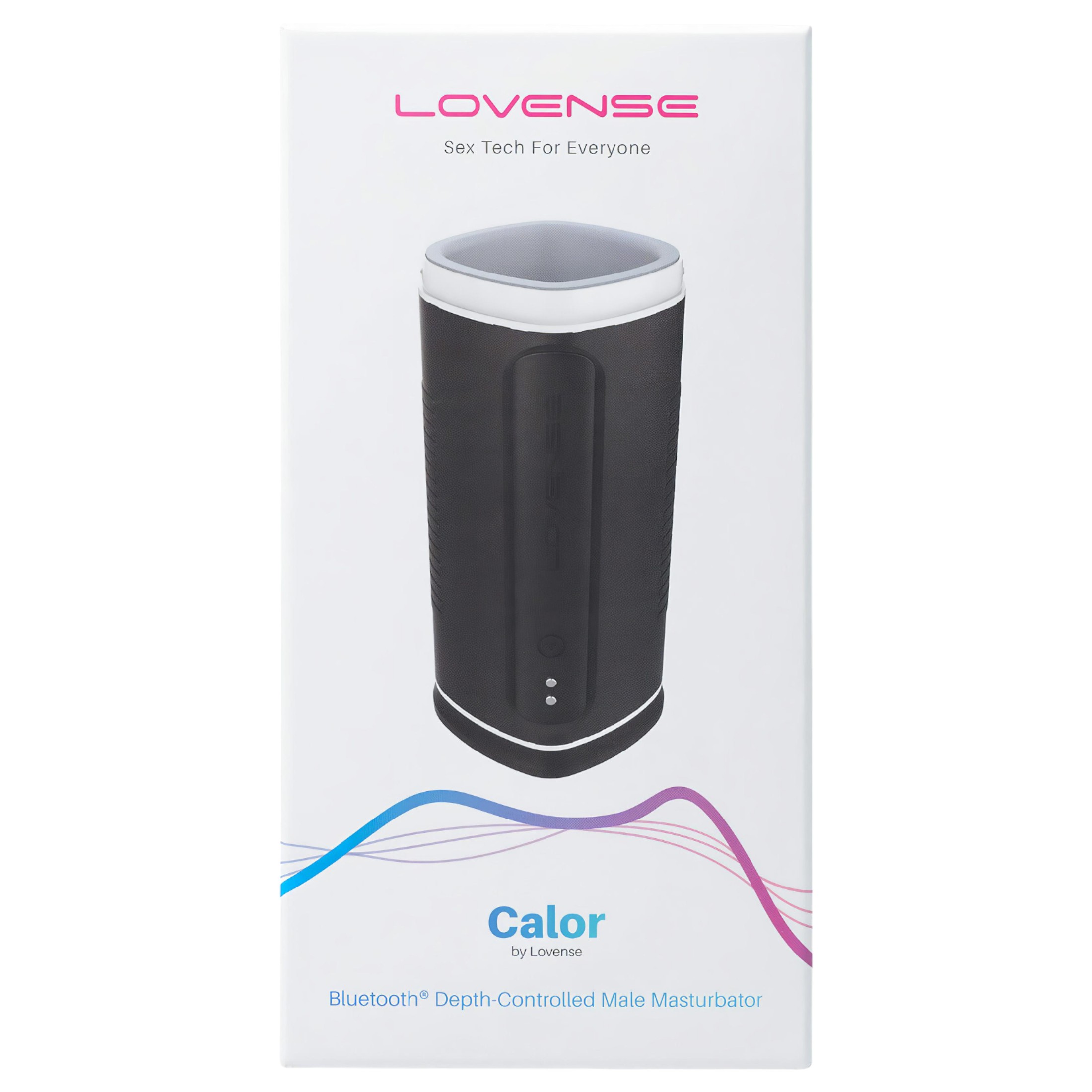 LOVENSE Calor – okos, melegítő maszturbátor (fekete)