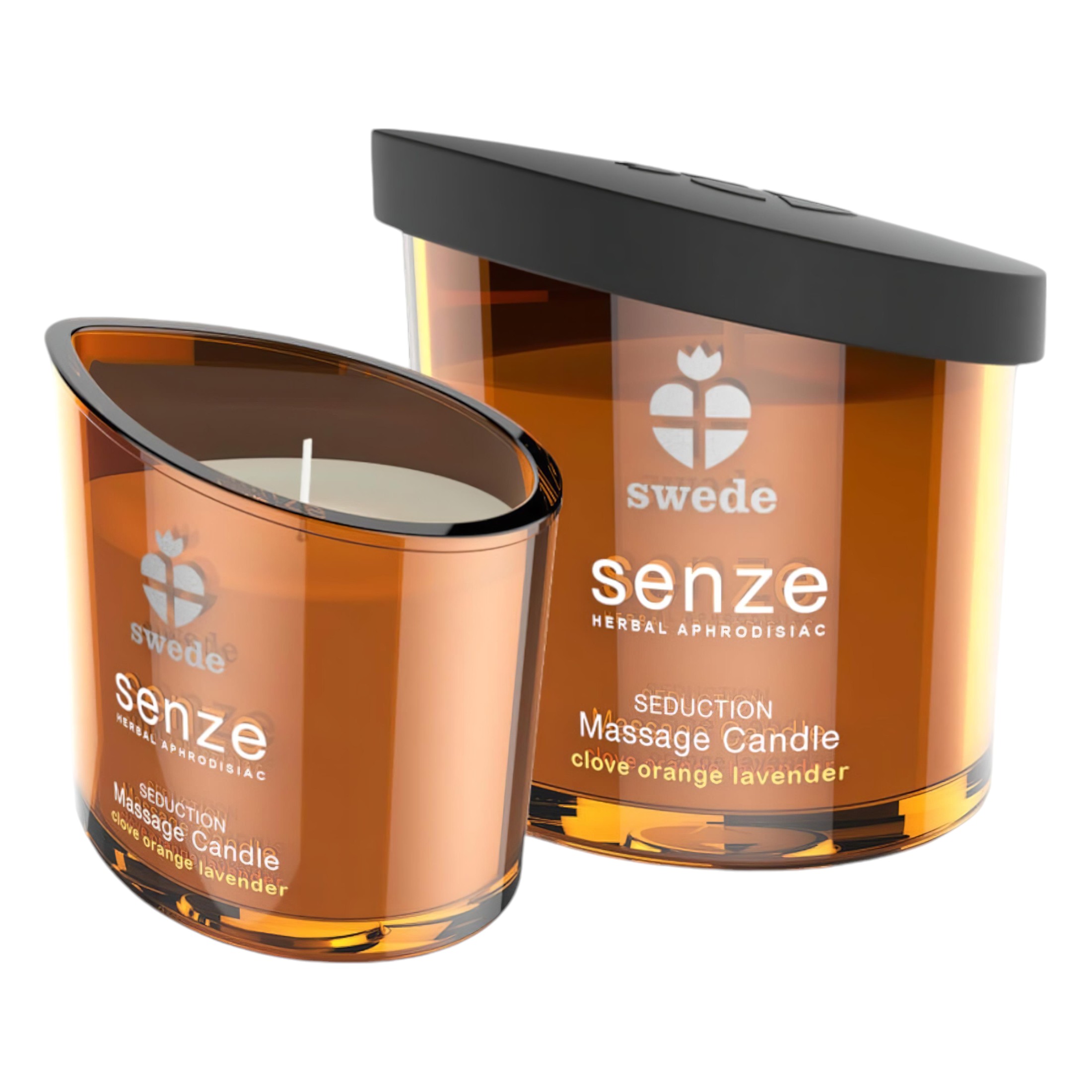 Swede Senze – masszázsgyertya – narancs, levendula (50ml)