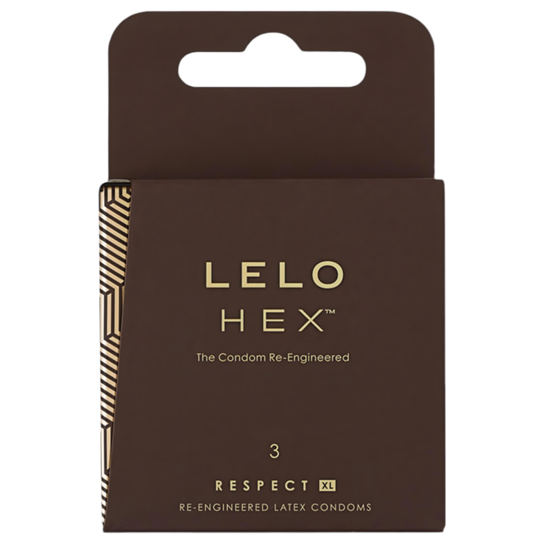 LELO Hex Respect XL – luxus óvszer (3db)