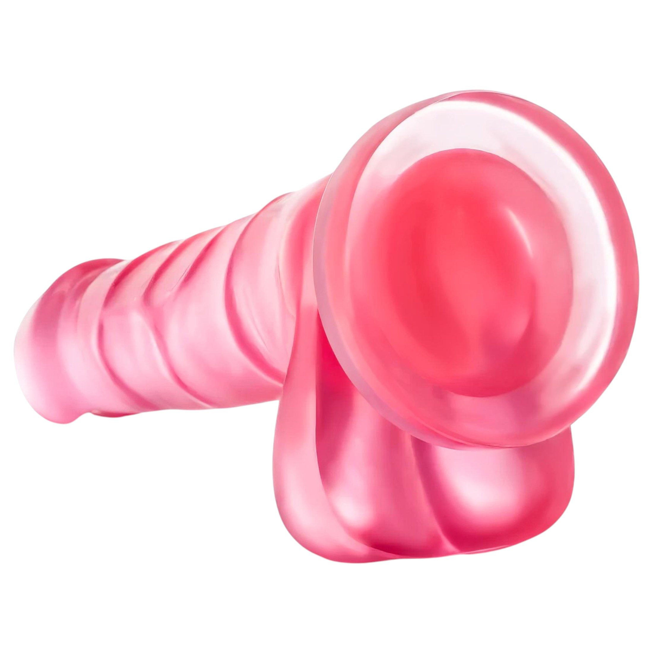 B Yours Sweet N Hard 4 – herés dildó – 18cm (pink)