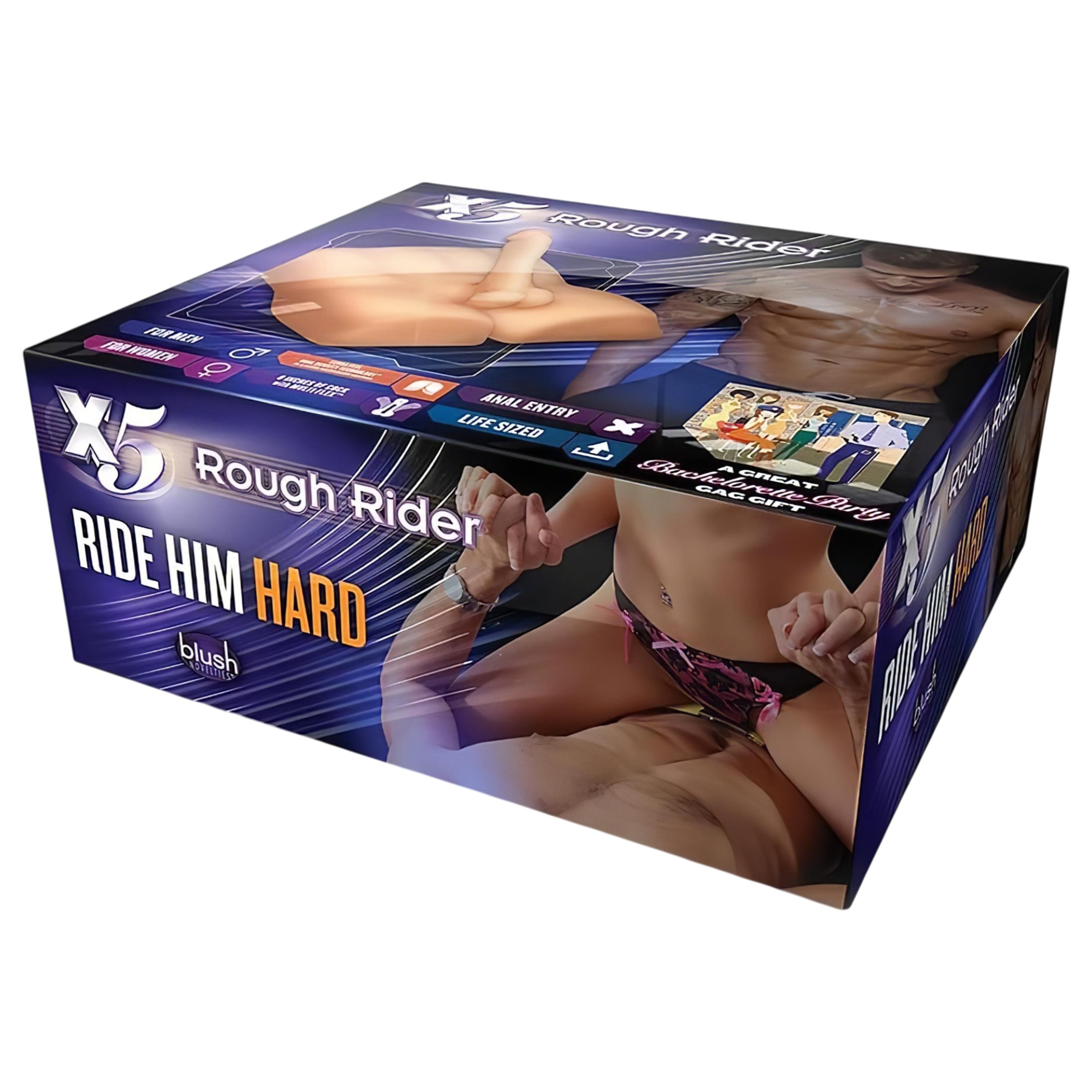 Blush X5 Rough Rider – férfi torzó (natúr)