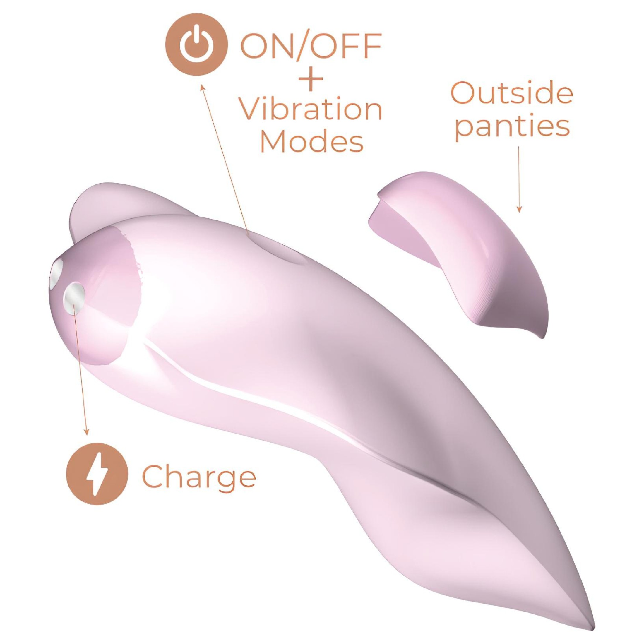 Adrien Lastic Temptation – okos csikló vibrátor (pink)