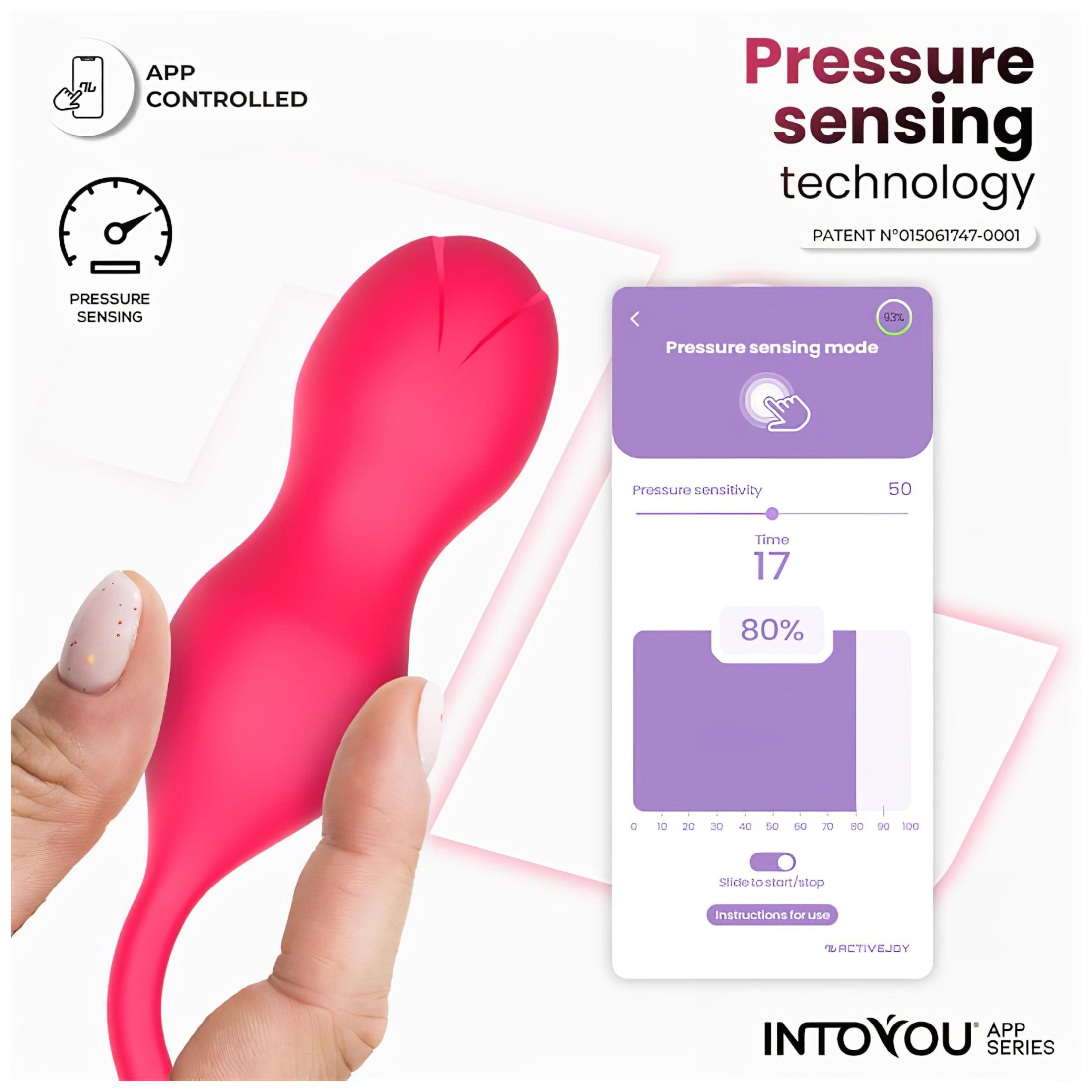 INTOYOU Kyra Pelvic – okos, vibrációs kegel duo (pink)
