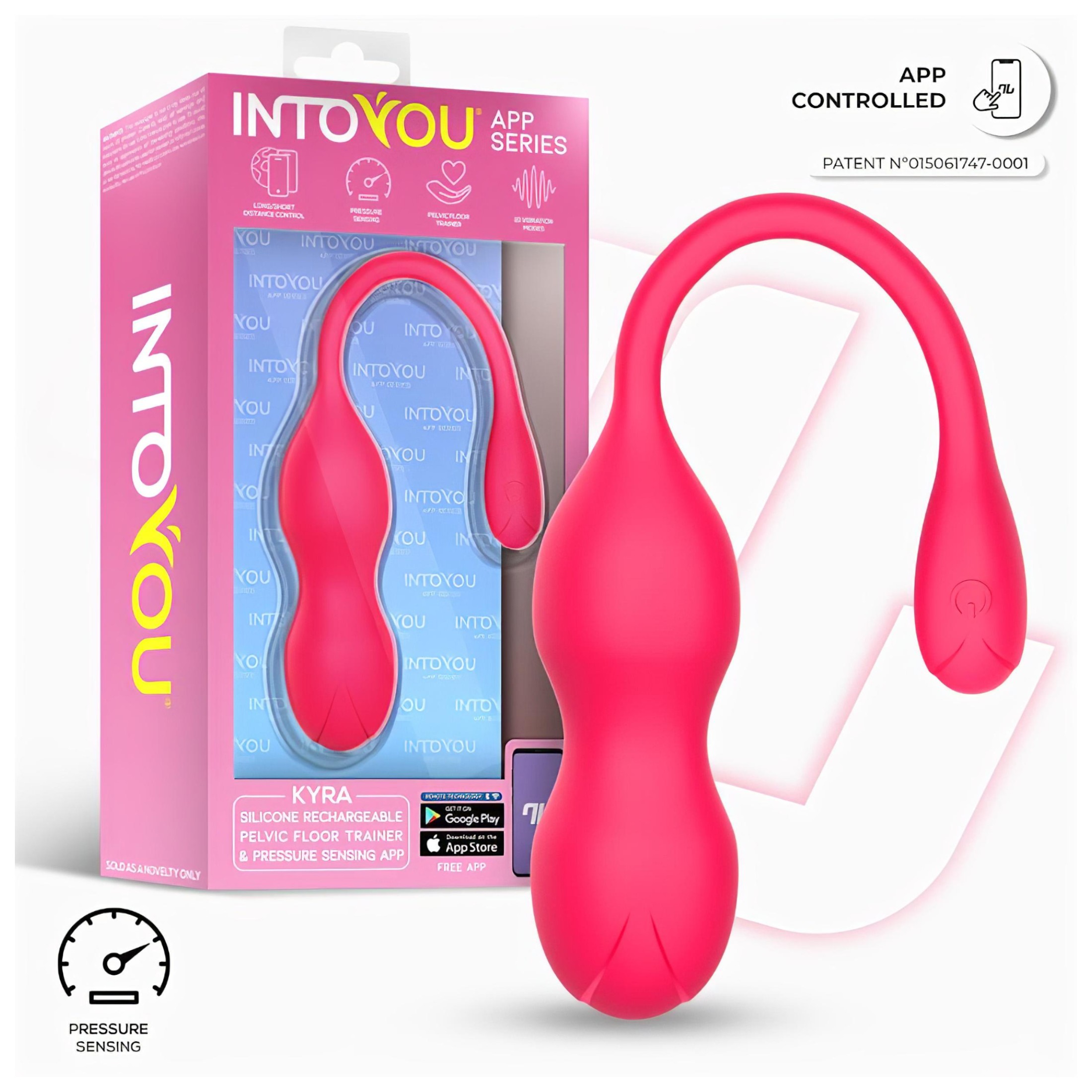 INTOYOU Kyra Pelvic – okos, vibrációs kegel duo (pink)