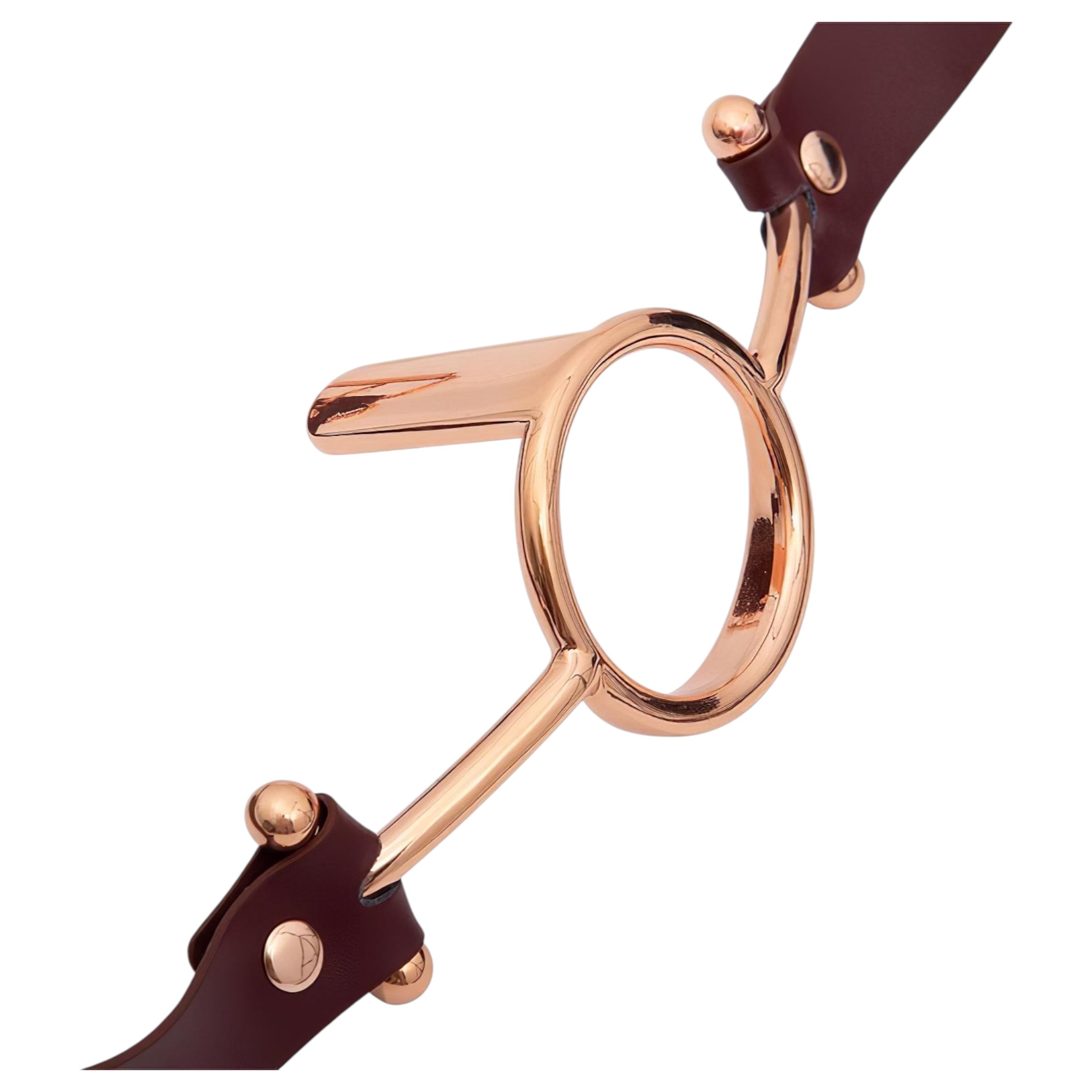 Latetobed – gyűrűs szájpecek (barna)