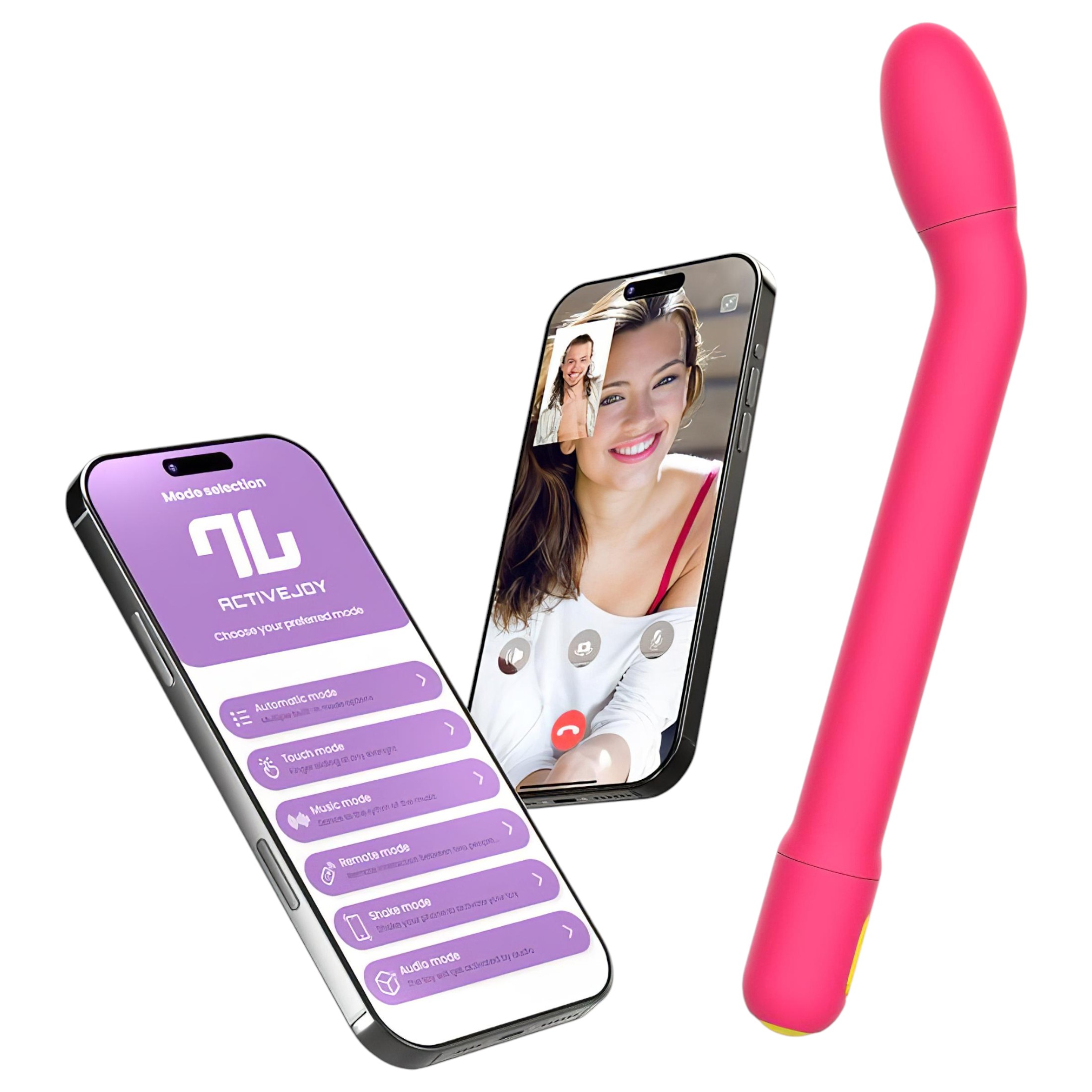 Adalet Gently – okos G-pont és prosztata vibrátor (pink)