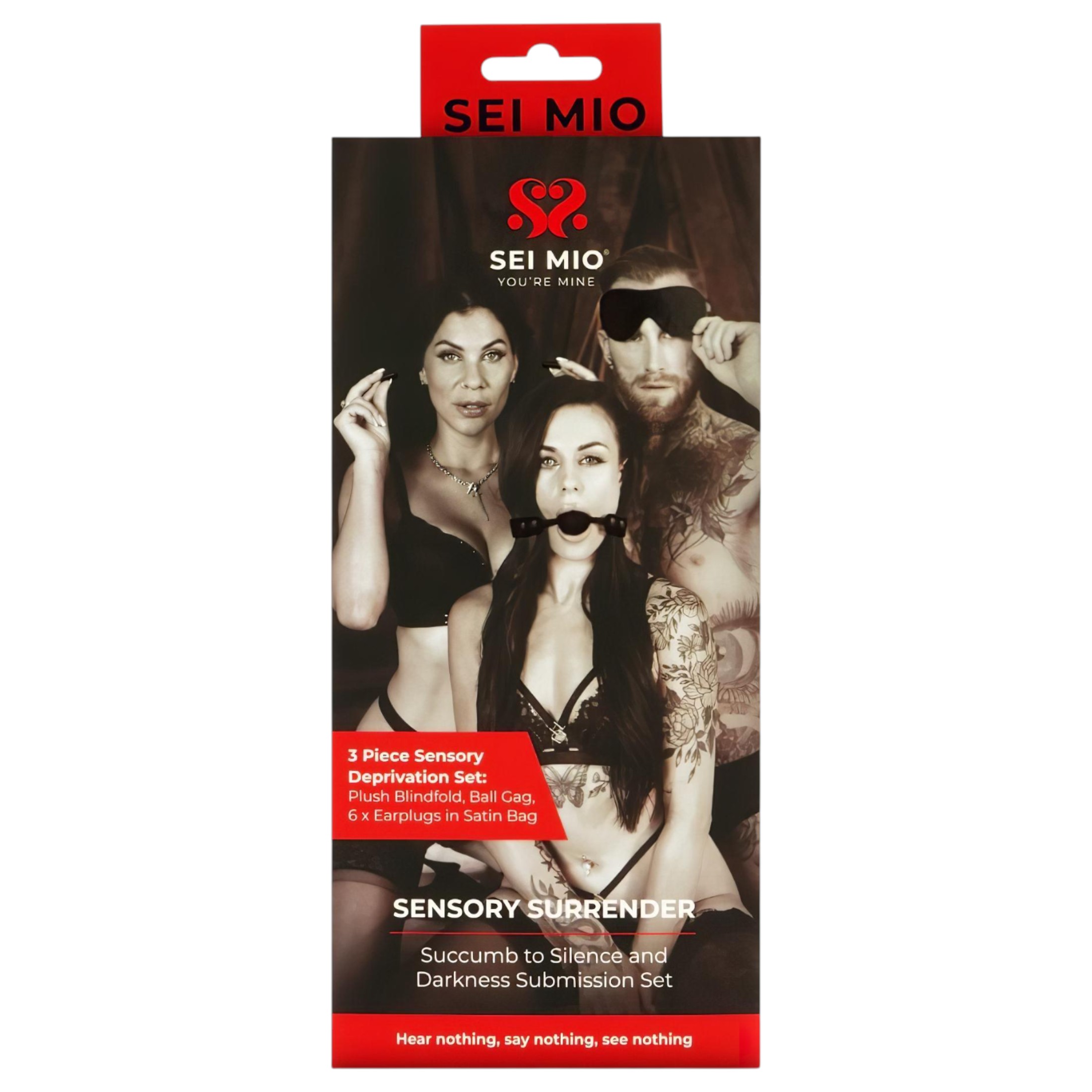 Sei Mio – BDSM haladó készlet (fekete)