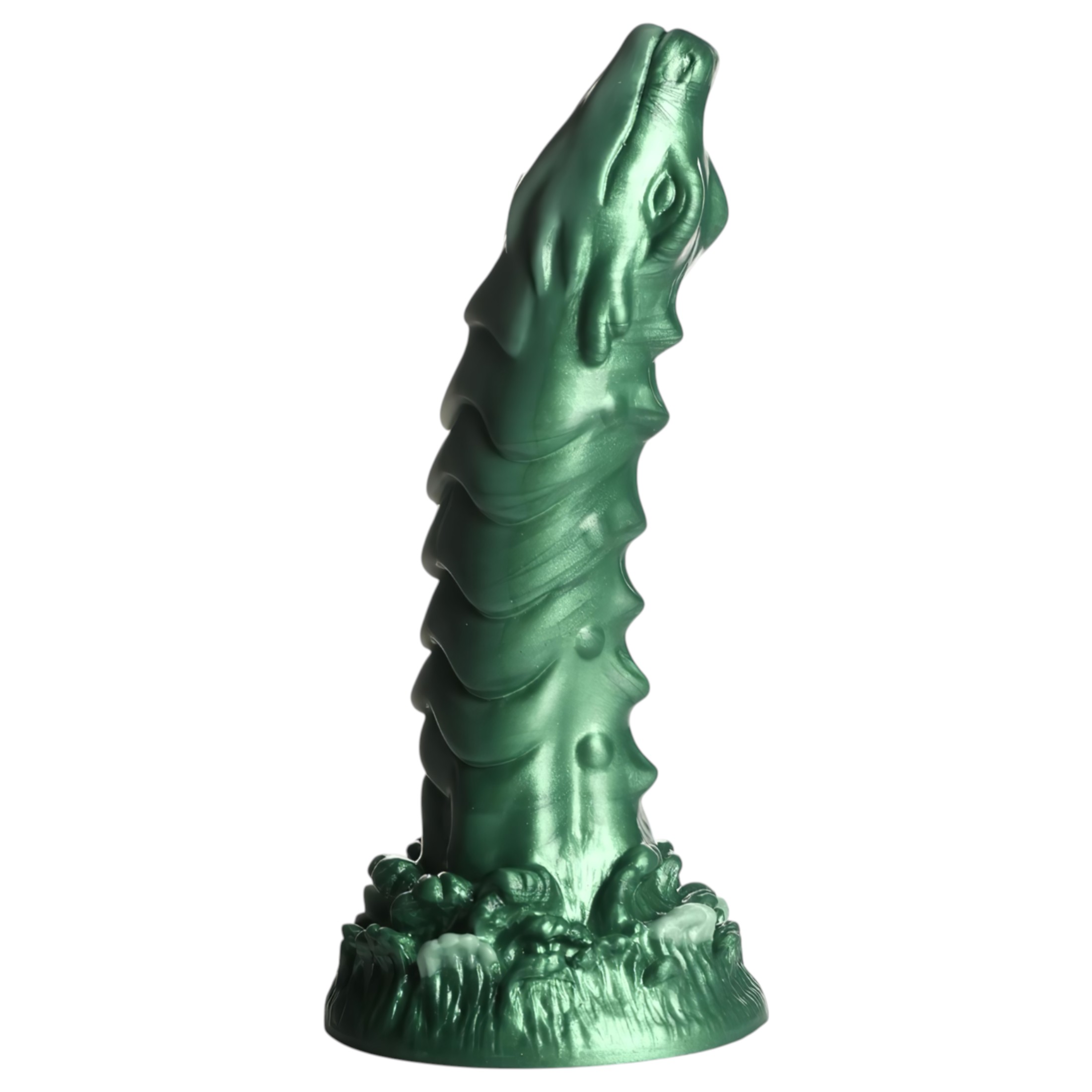 Creature Cocks Cockness Monster – szilikon dildó (zöld)