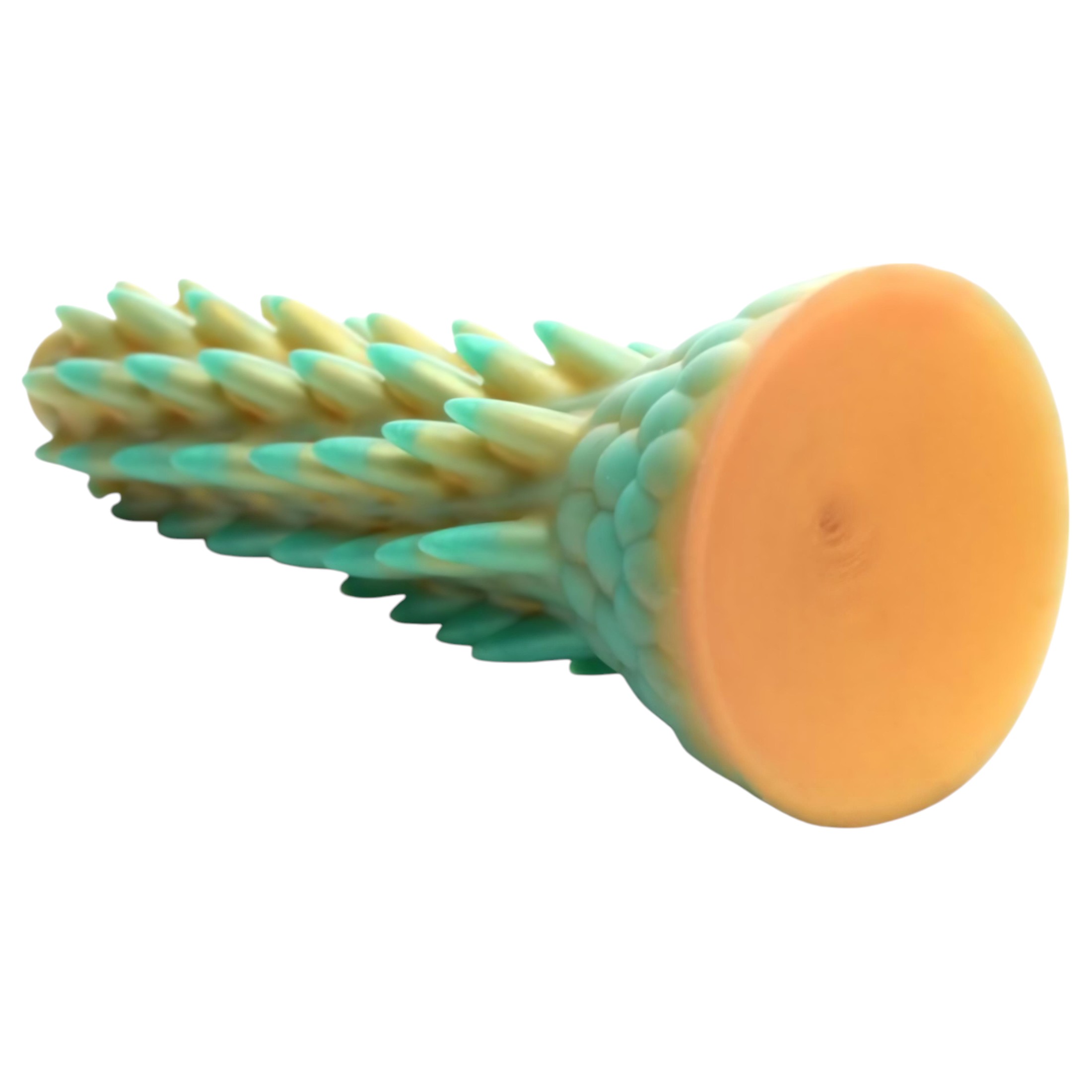 Creature Cocks Stegosaurus – szilikon dildó – 20cm (zöld)