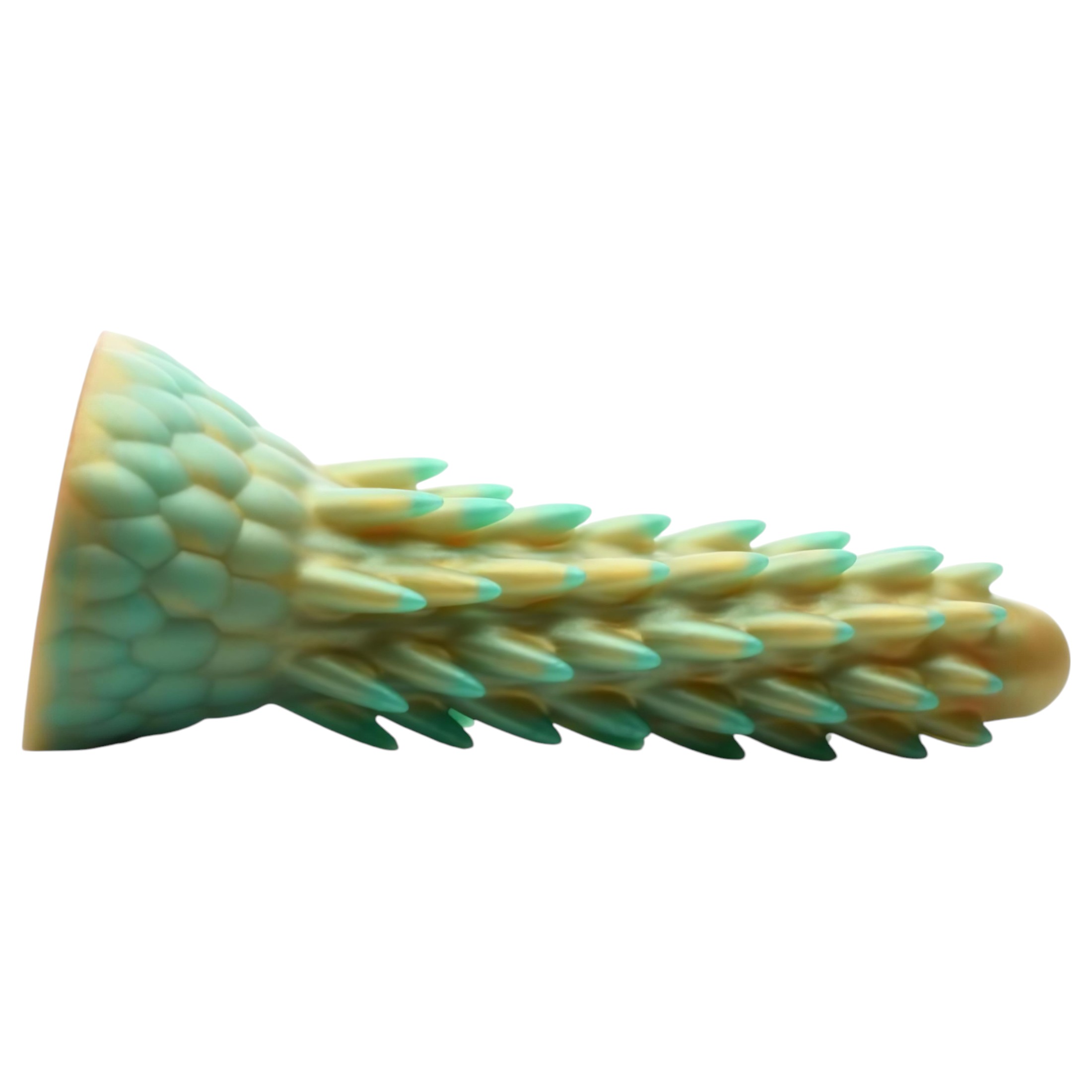 Creature Cocks Stegosaurus – szilikon dildó – 20cm (zöld)