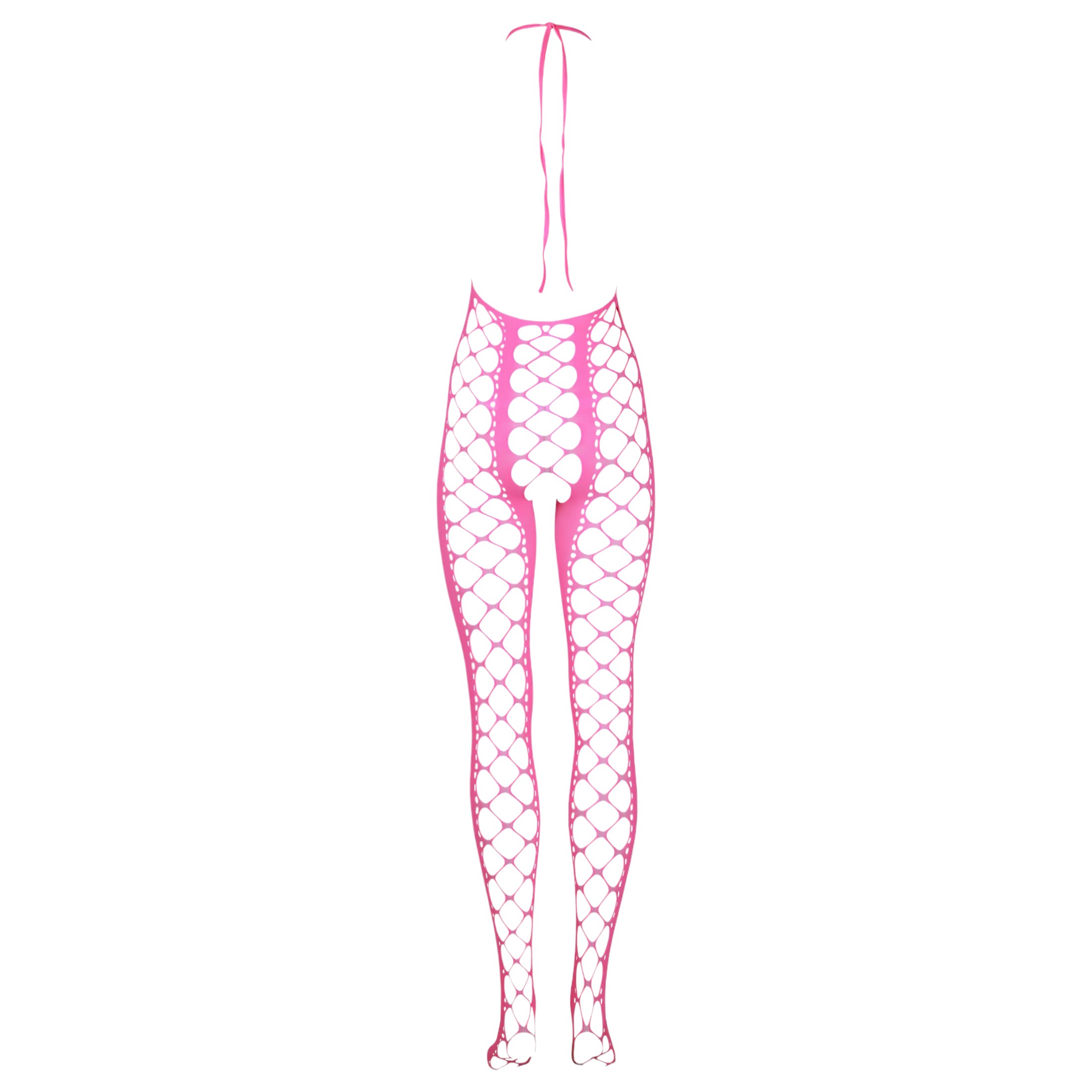 Ouch! – foszforeszkáló nyitott overál (pink)