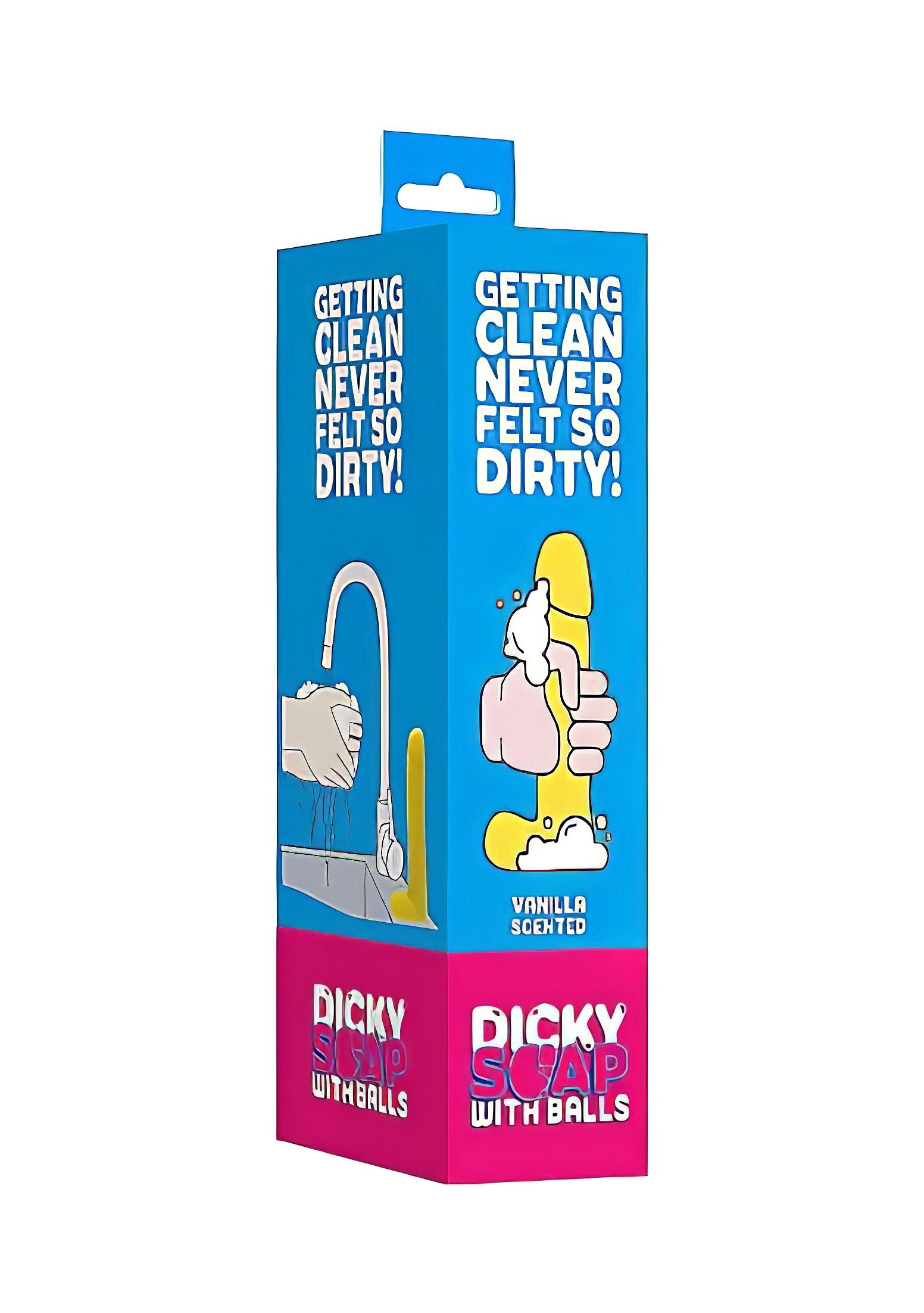 Dicky – szappan pénisz herékkel – vanília (210g)